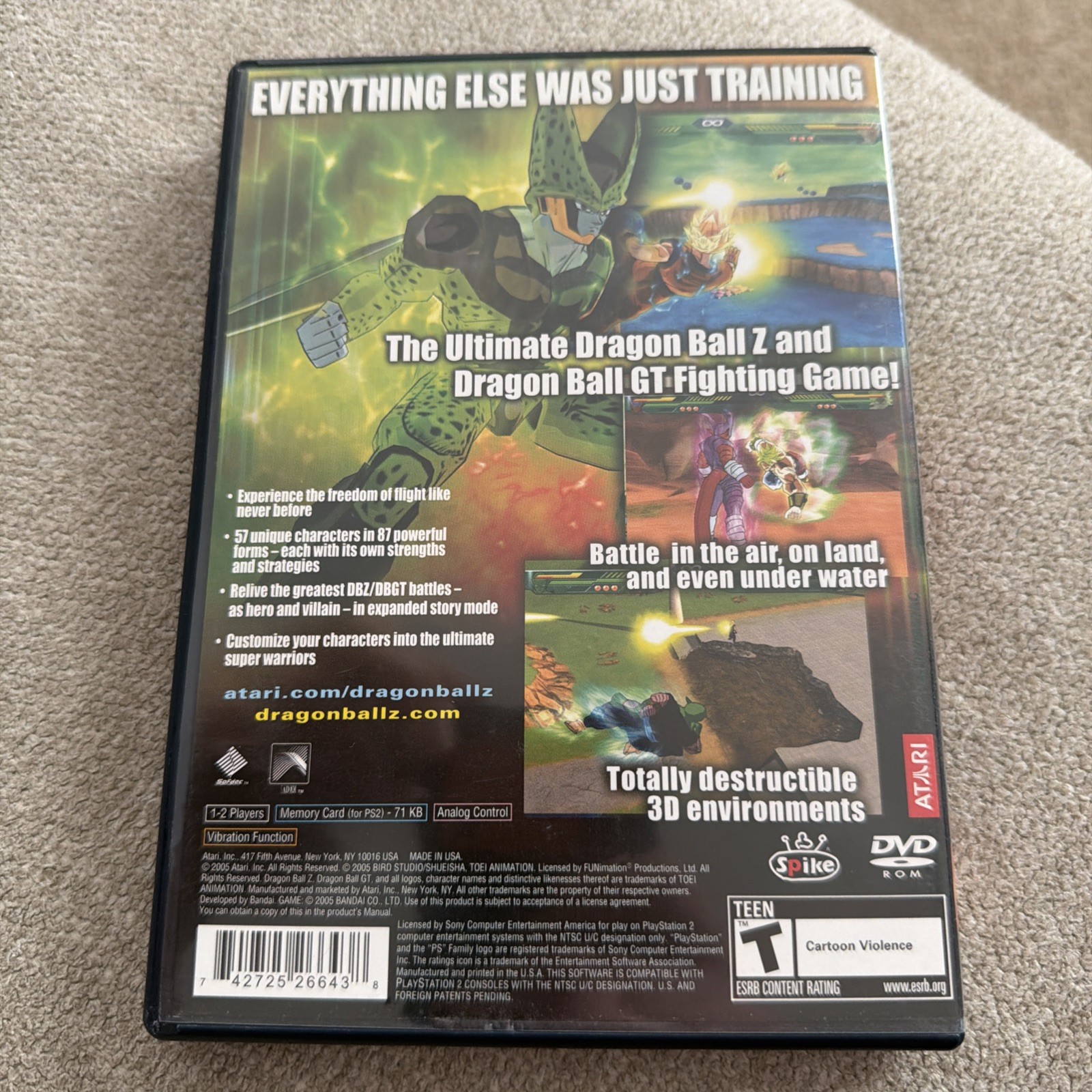 Dragon Ball Z Budokai Tenkaichi PlayStation 2 PS2 CIB Clean Tested
