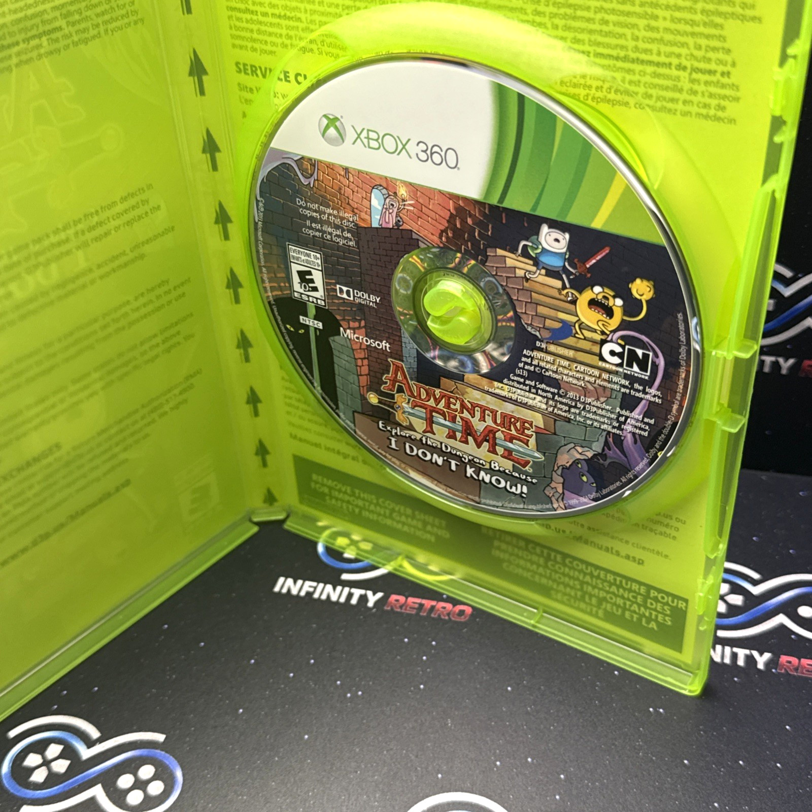 Adventure Time Explore the Dungeon Because I Don’t Know Xbox 360 CIB Refurbished