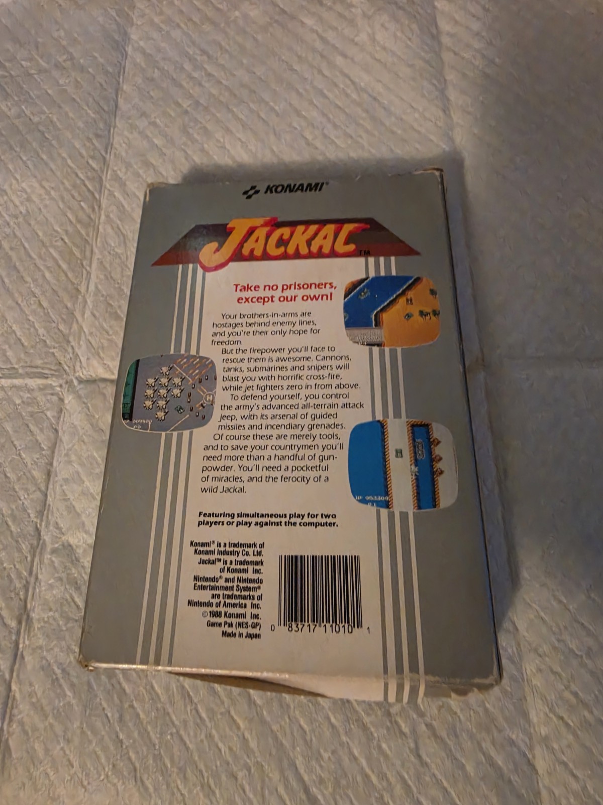 Konami Jackal for Nintendo Entertainment System NES – Boxed 1988