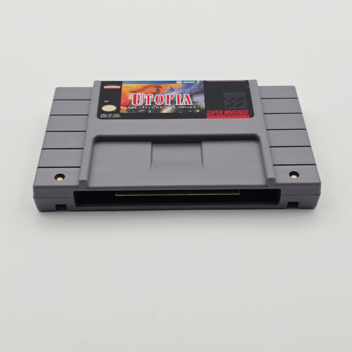 Utopia The Creation of a Nation SNES Authentic Tested Cartridge Only