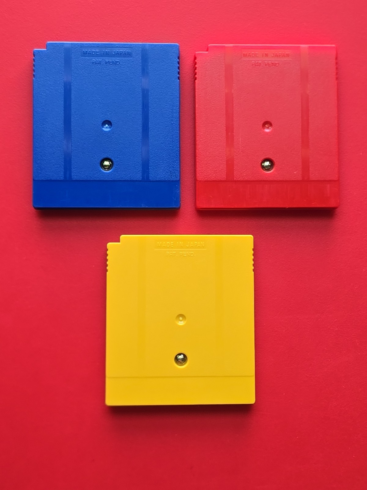 Game Boy Pokemon Blue Red Yellow Nintendo GB Original Lot 3 Games Authentic Save