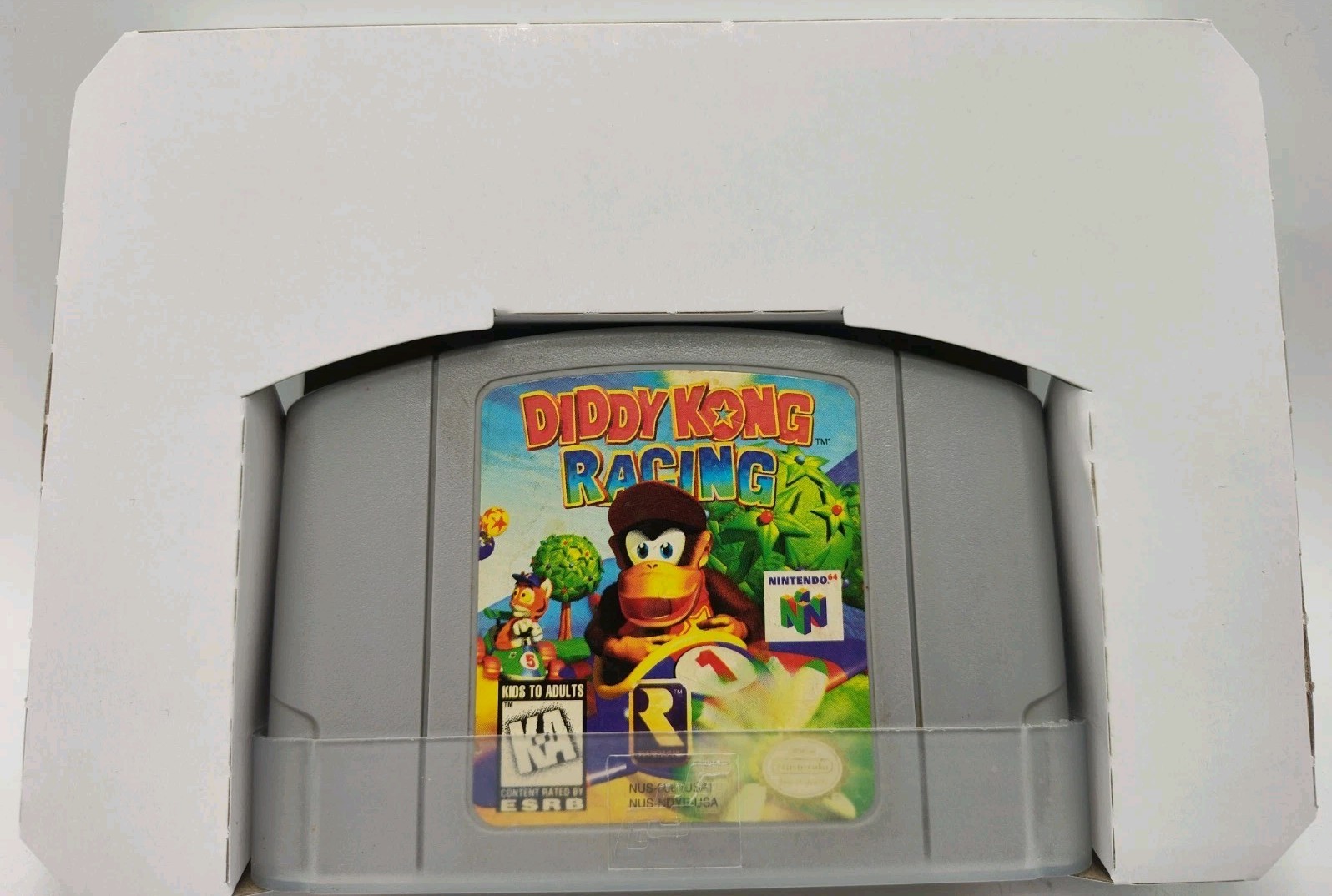Diddy Kong Racing – (N64, 1997) *VGC w/ Manual + Case Protector* Tested! READ!!!