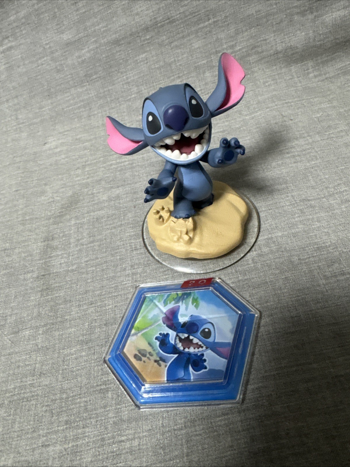 Disney Infinity Stitch Game Figure & Power Disk 2.0 # INF-1000118 & INF2000105