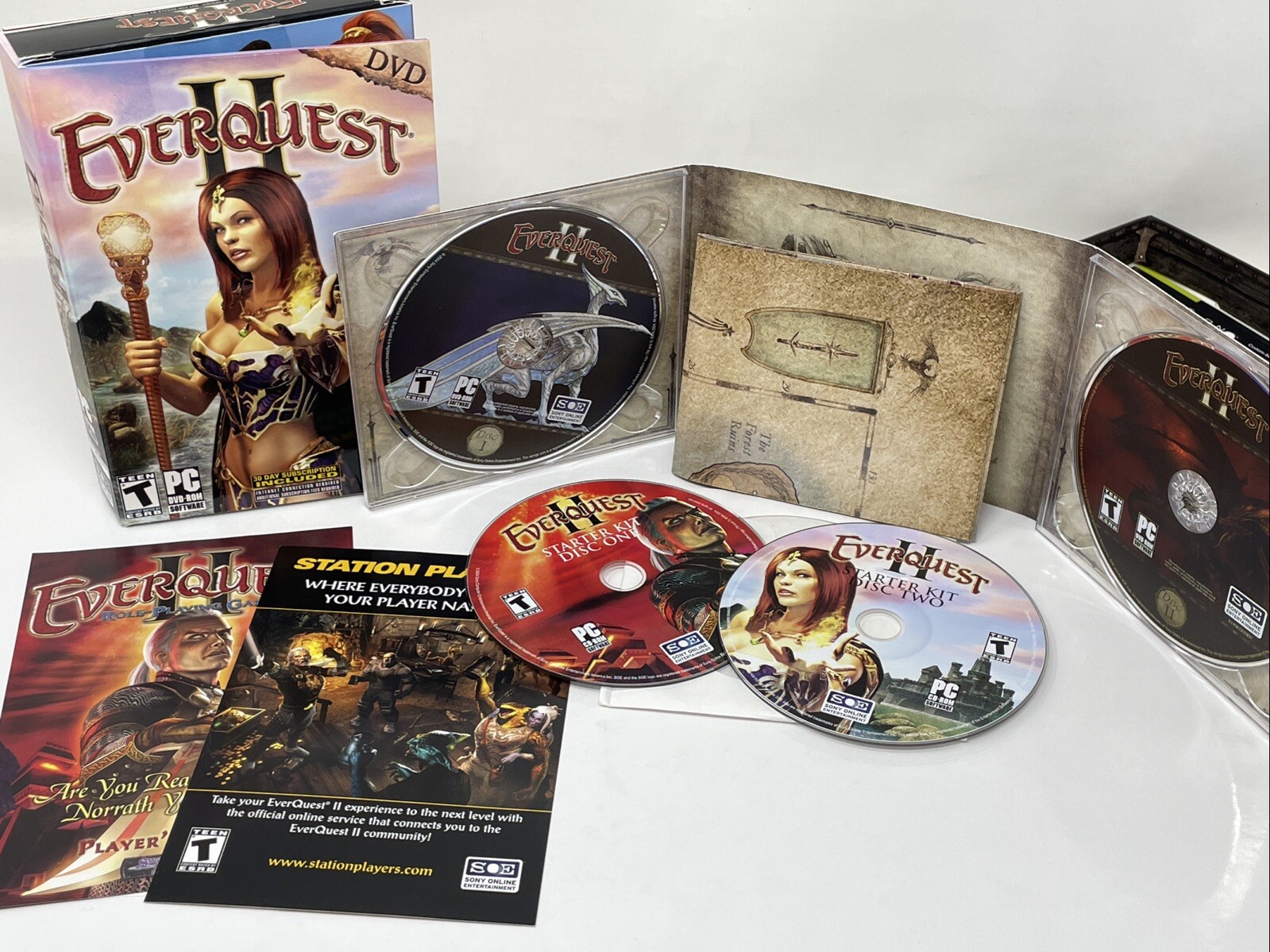 EverQuest II 2004 Sony Online PC Adventure Role playing Game.