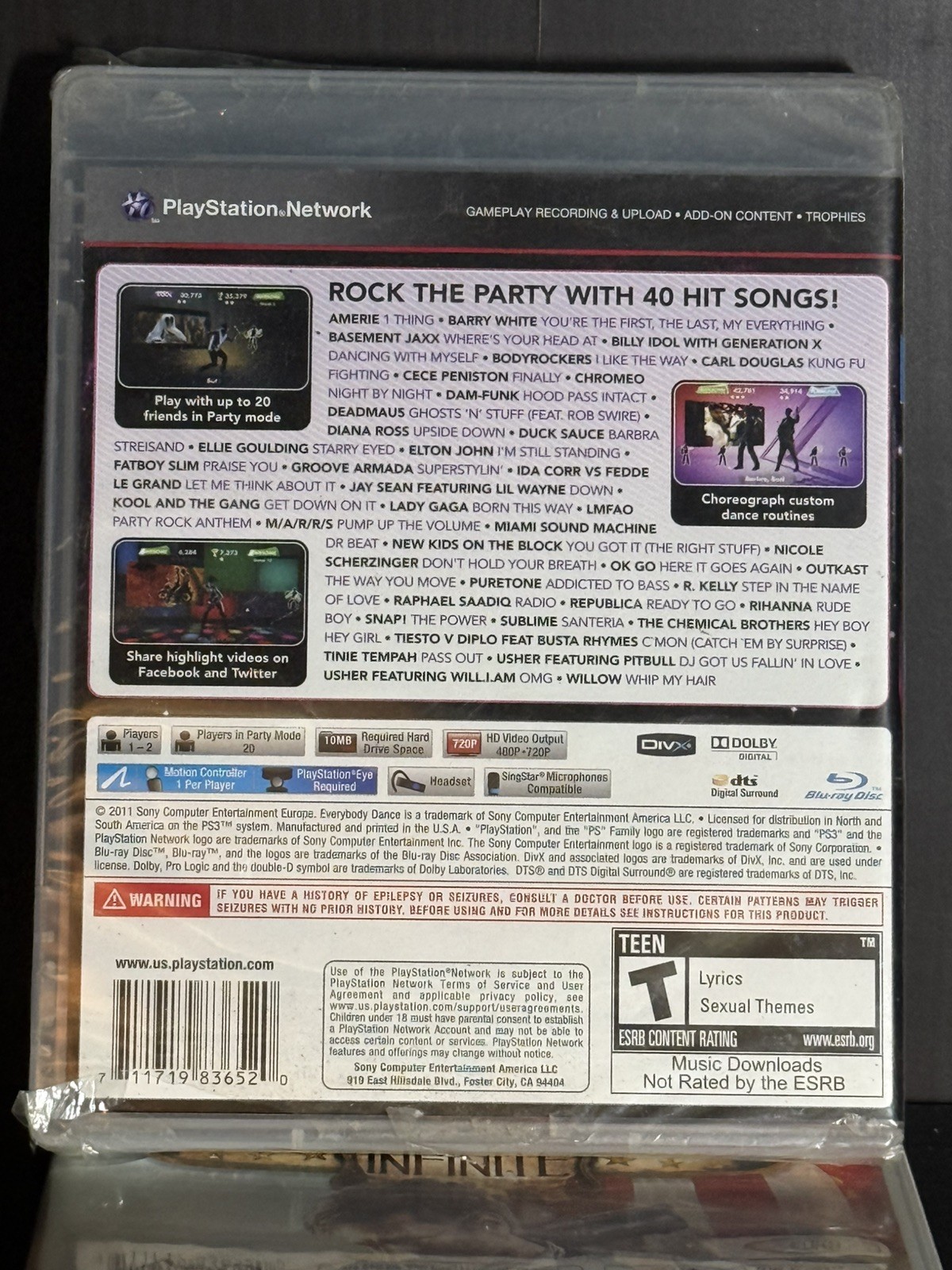 Everybody Dance – Sony PlayStation 3 Brand New Factory Sealed
