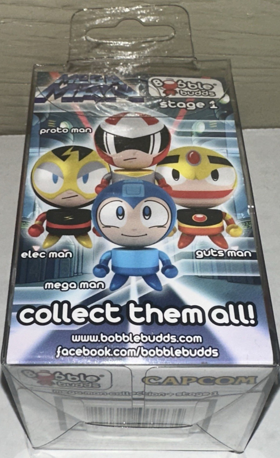 Proto Man Mega Man Stage 1 Capcom Bobble Budd Toy Action Figure NEW Bobblehead