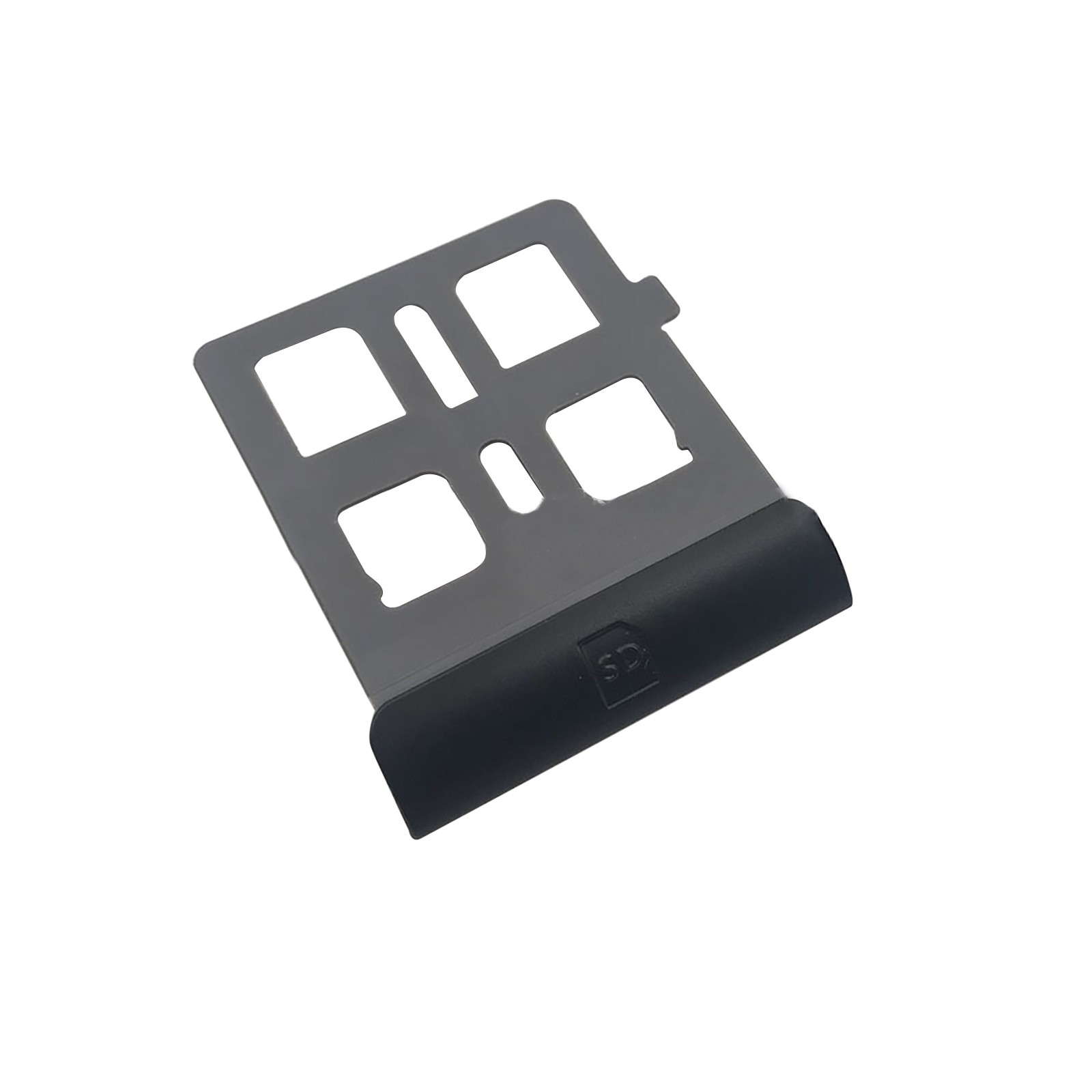 Black SD Game Card Slot Cover Holder Frame For Nintendo 3DS LL/XL Console Part l