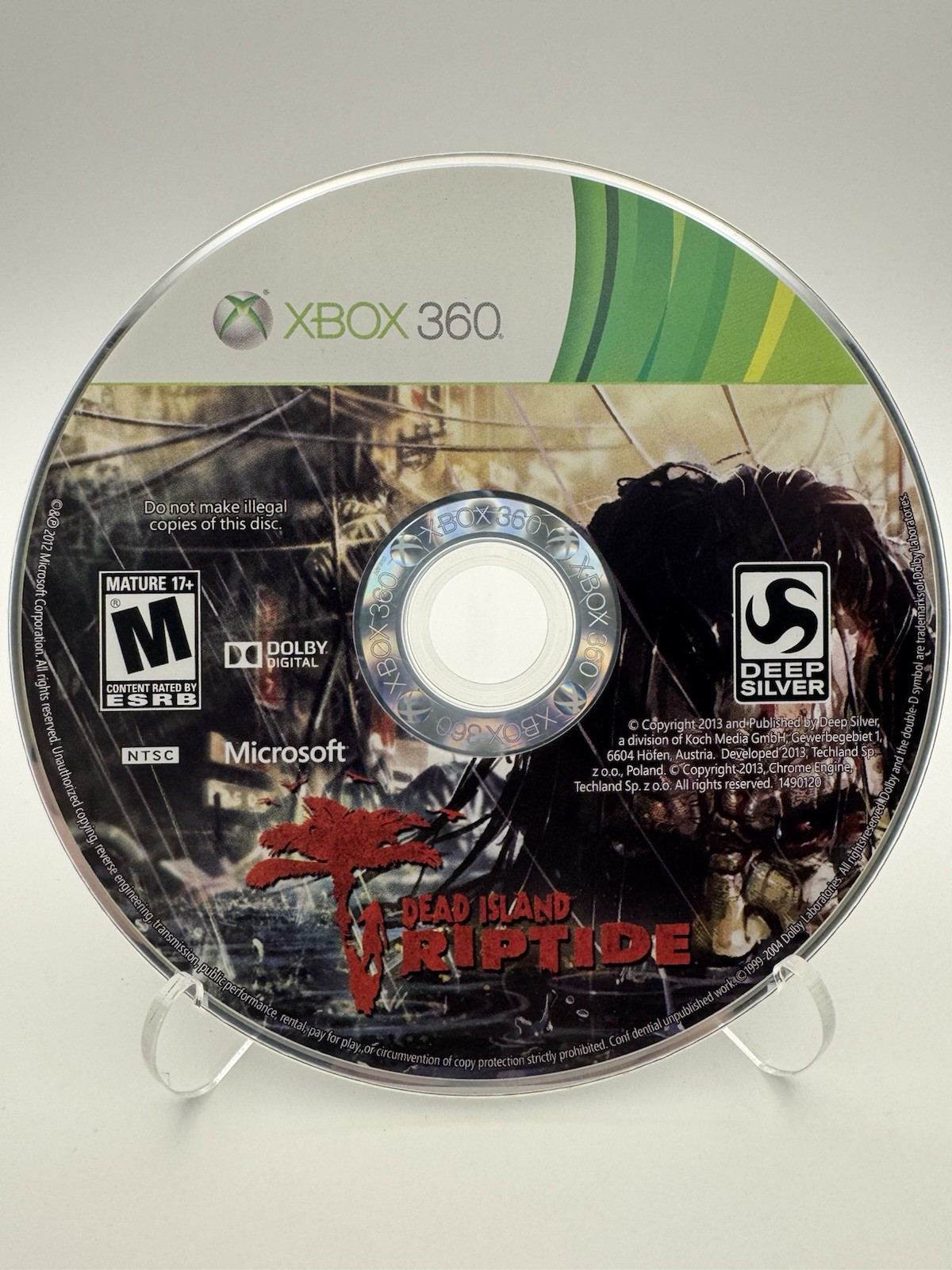 Dead Island: Riptide (Microsoft Xbox 360, 2013) CIB | Complete | Tested