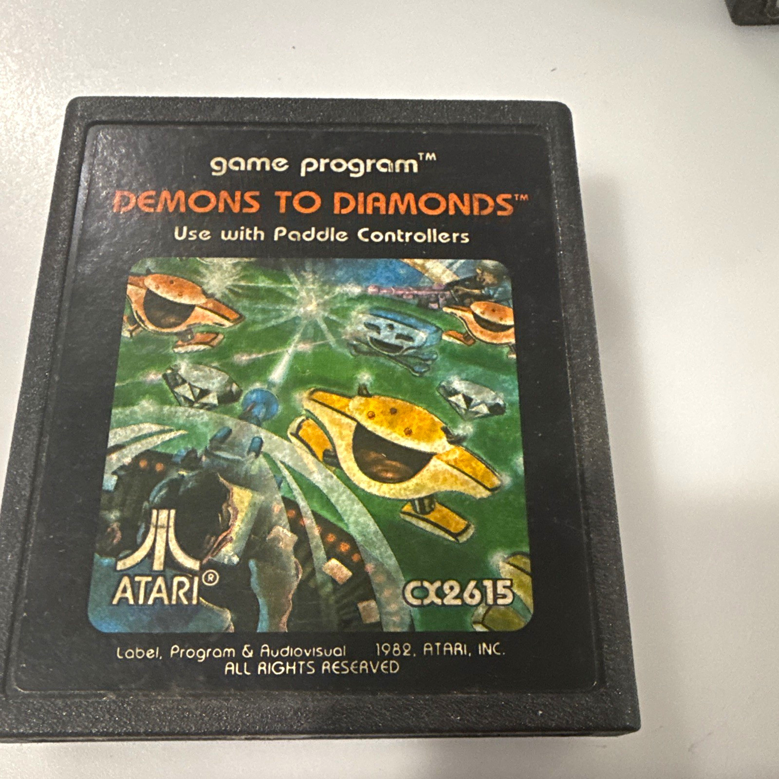 Atari Demons to Diamonds Video Game Cartridge for Atari 2600 CX2615 (1982)