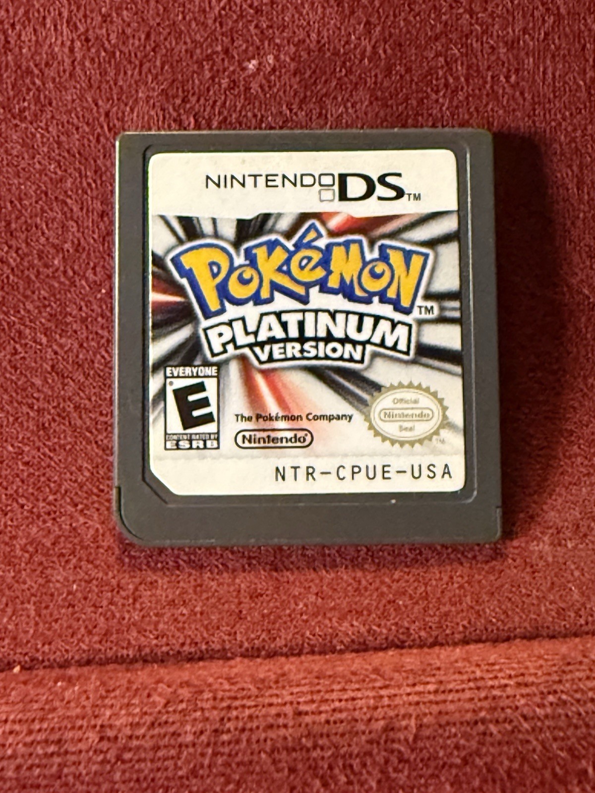 Pokémon Platinum Version Nintendo DS Authentic Game – CIB complete in box – VG