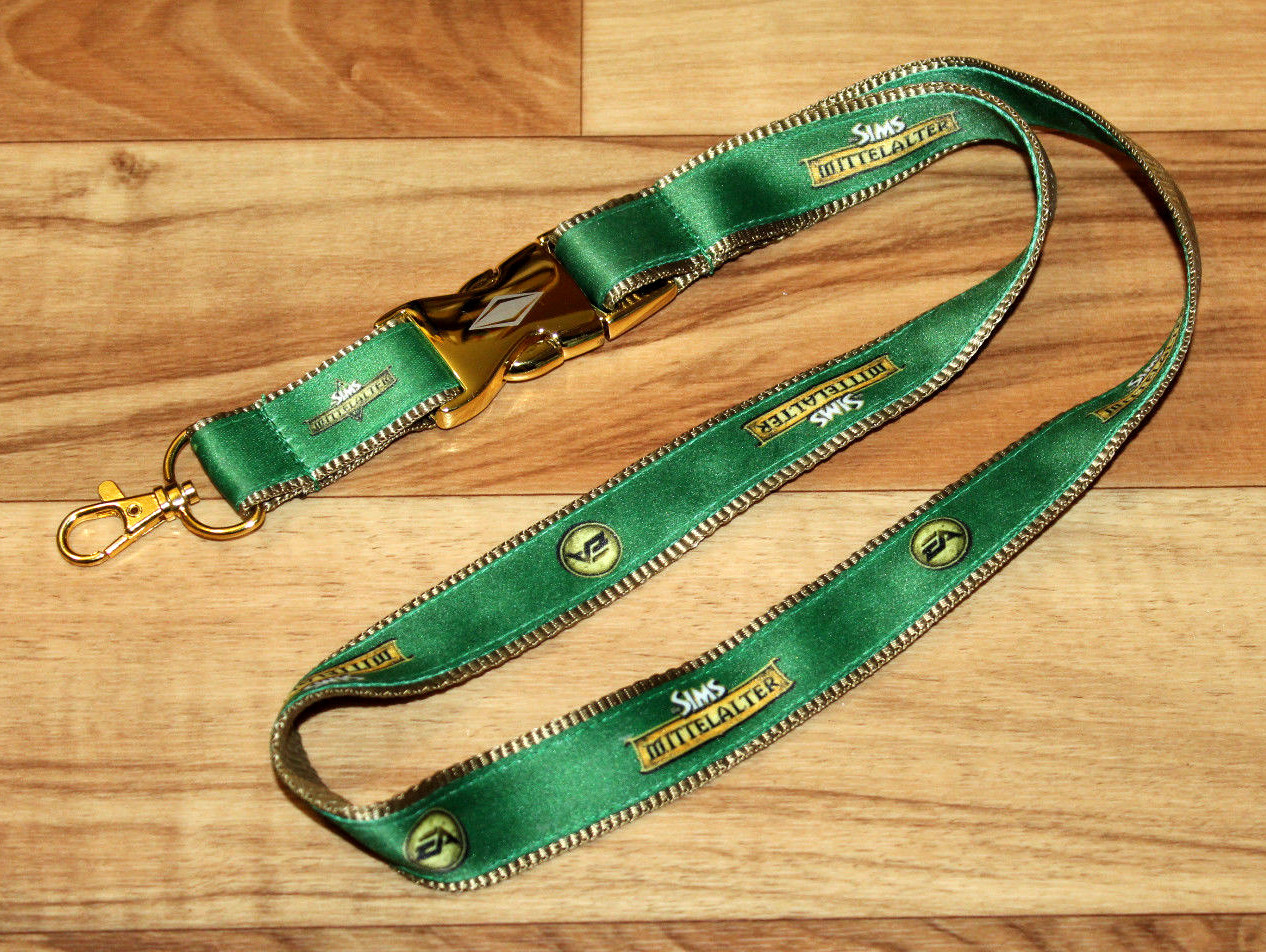 The Sims Medieval “Die Sims Mittelalter” very rare promo Lanyard / Key Holder