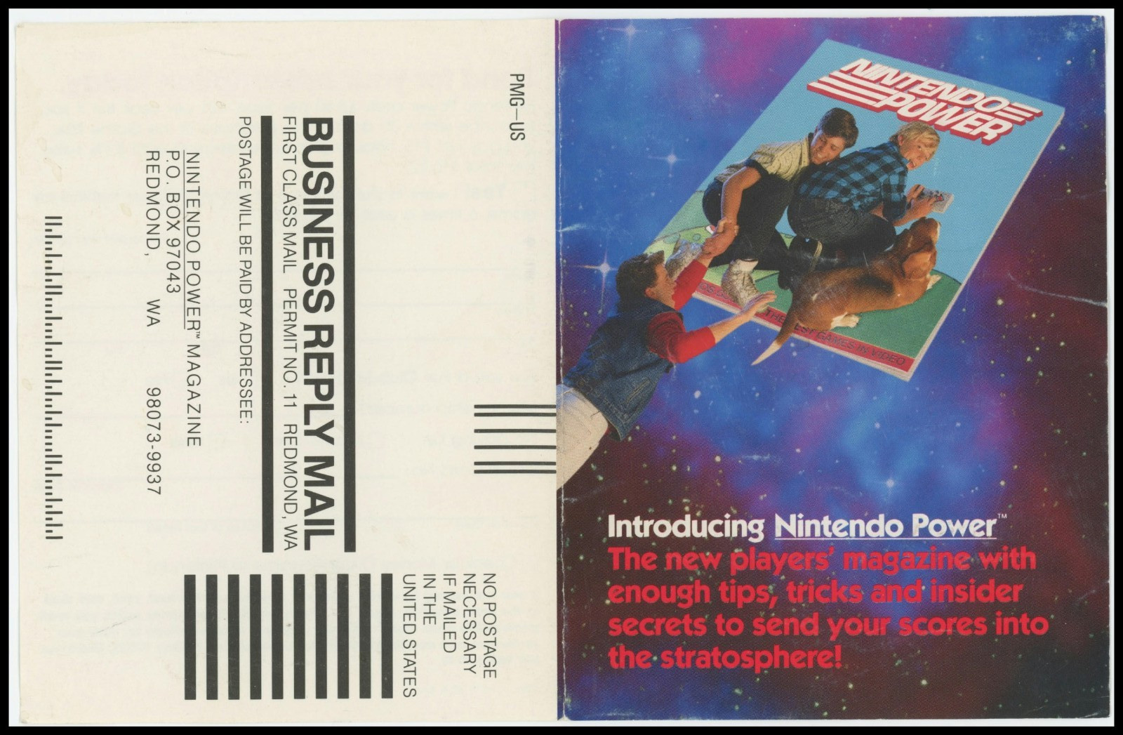 Introducing Nintendo Power NES Insert Mailer Order Form Promotional Insert