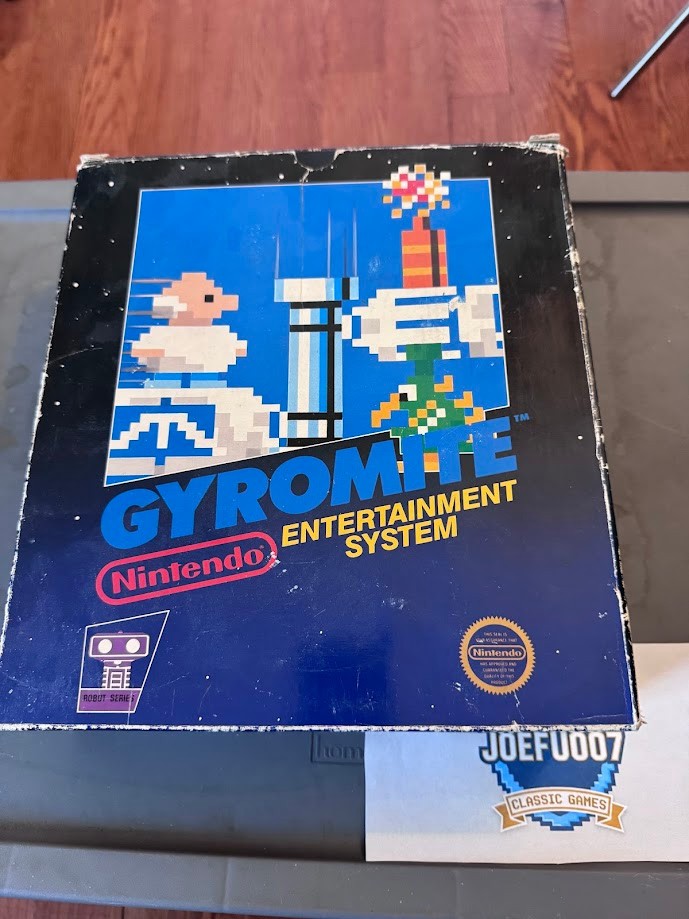 LOT: Rob the Robot in box, Gyromite in box, Stack Up game plus extra ROB