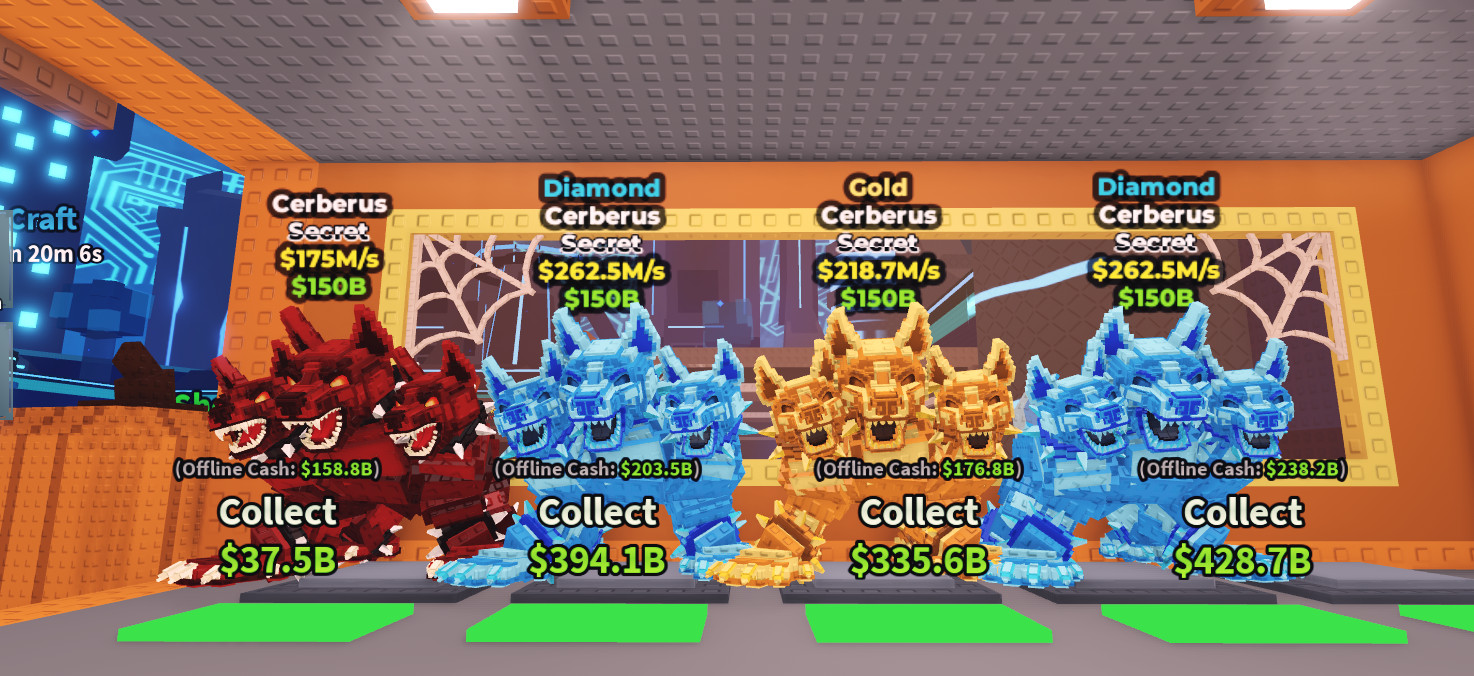 Cerberus 175 M/s – Steal A Brainrot