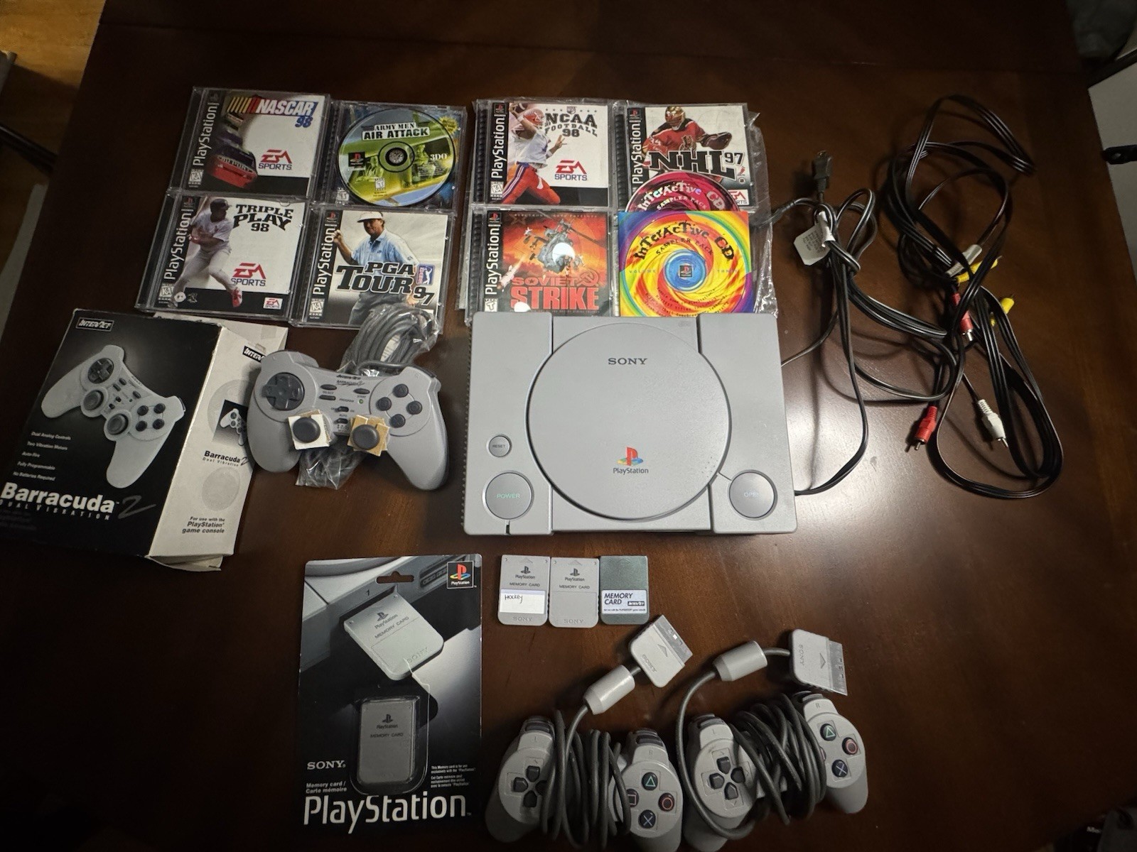 Sony PlayStation 1 PS1 Bundle with Games, Controllers, and Accessories