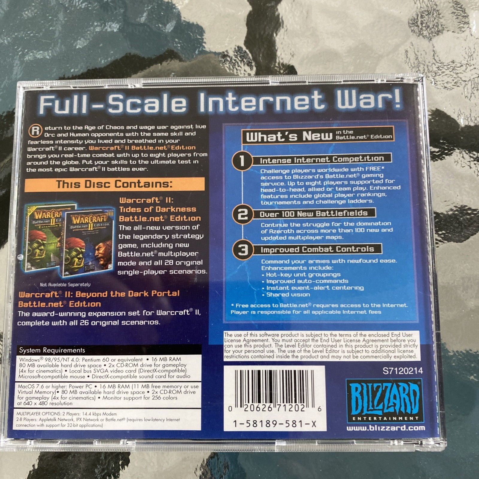 WarCraft II Battle Chest (Windows PC/Mac)Strategy Guide CIB-Big Box Edition READ