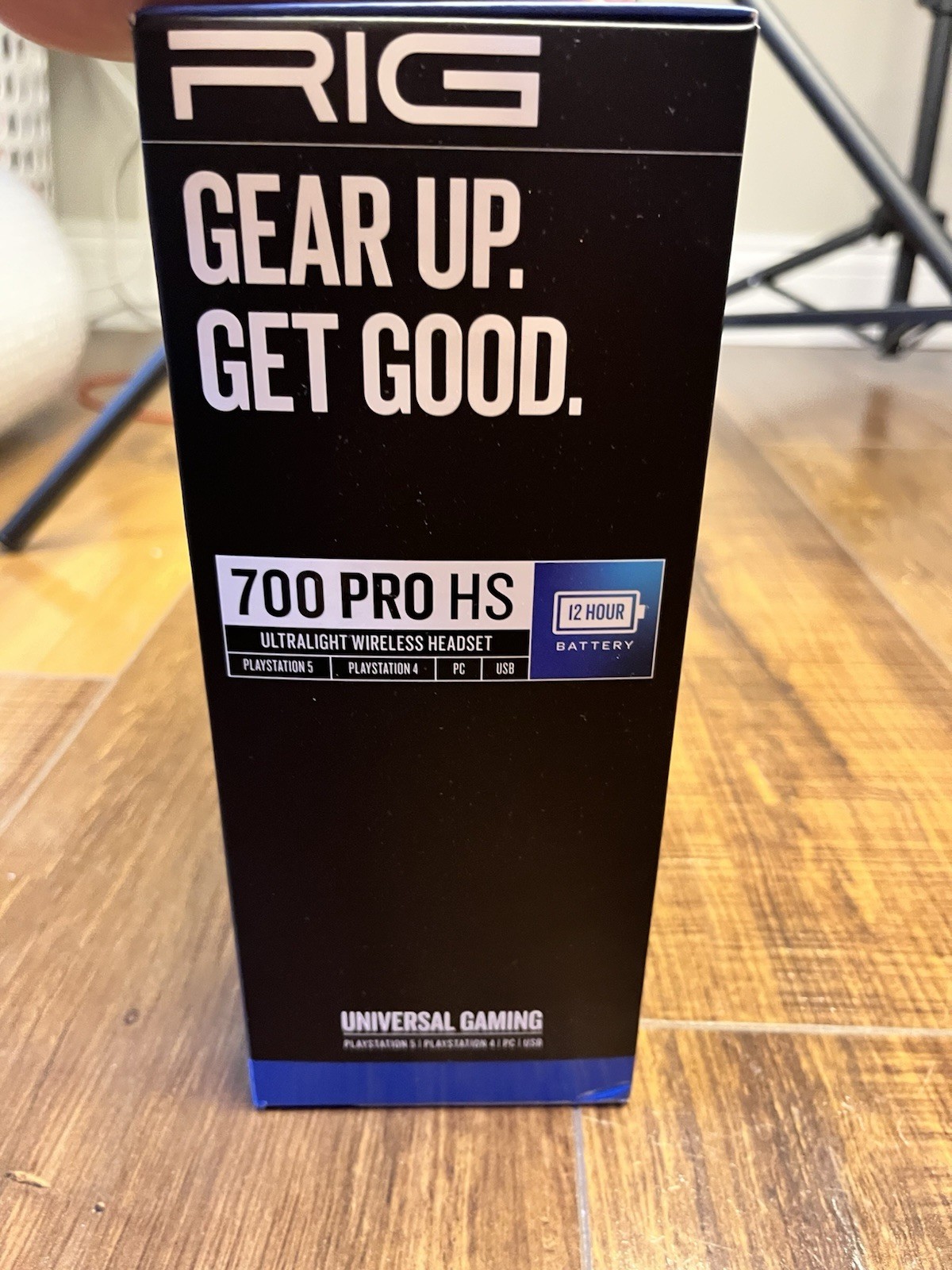 Nacon Rig 700 Pro HX Wireless Ultralight Bluetooth Gaming Headphones Black