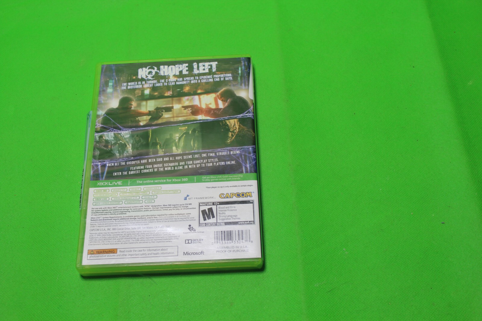 Resident Evil 6 – Microsoft Xbox 360 Authentic Tested and Cleaned