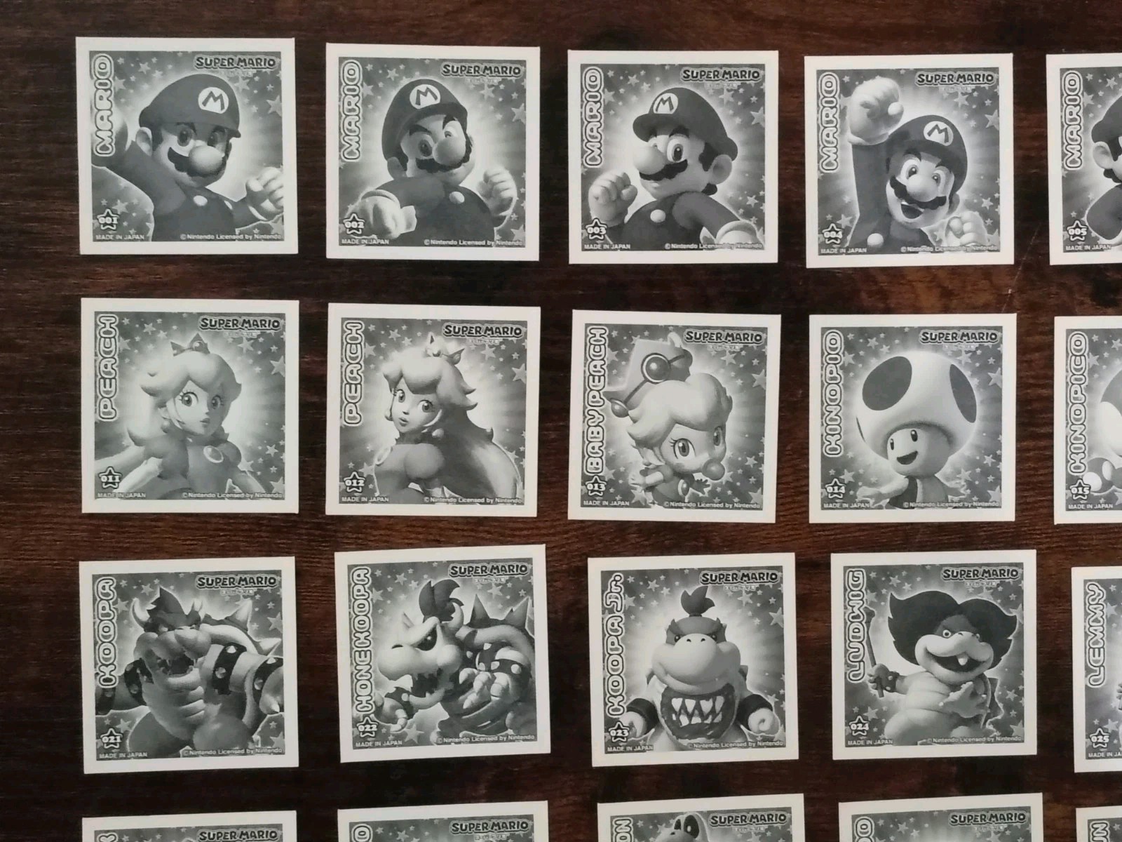 *COMPLETE* #1-60 SUPER MARIO Ensky Sticker Collection Japan Nintendo Exclusive