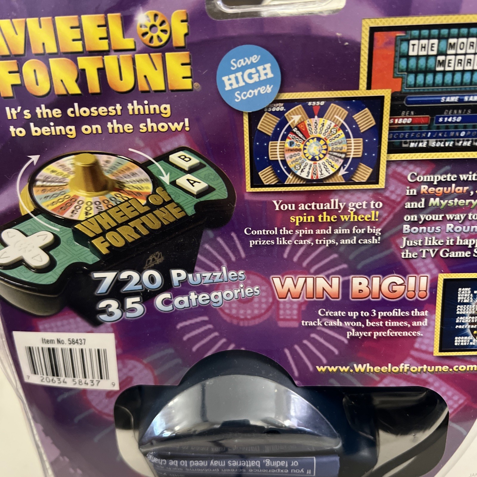 Wheel of Fortune TV Games Jakks Pacific (TV game systems, 2006) see photos