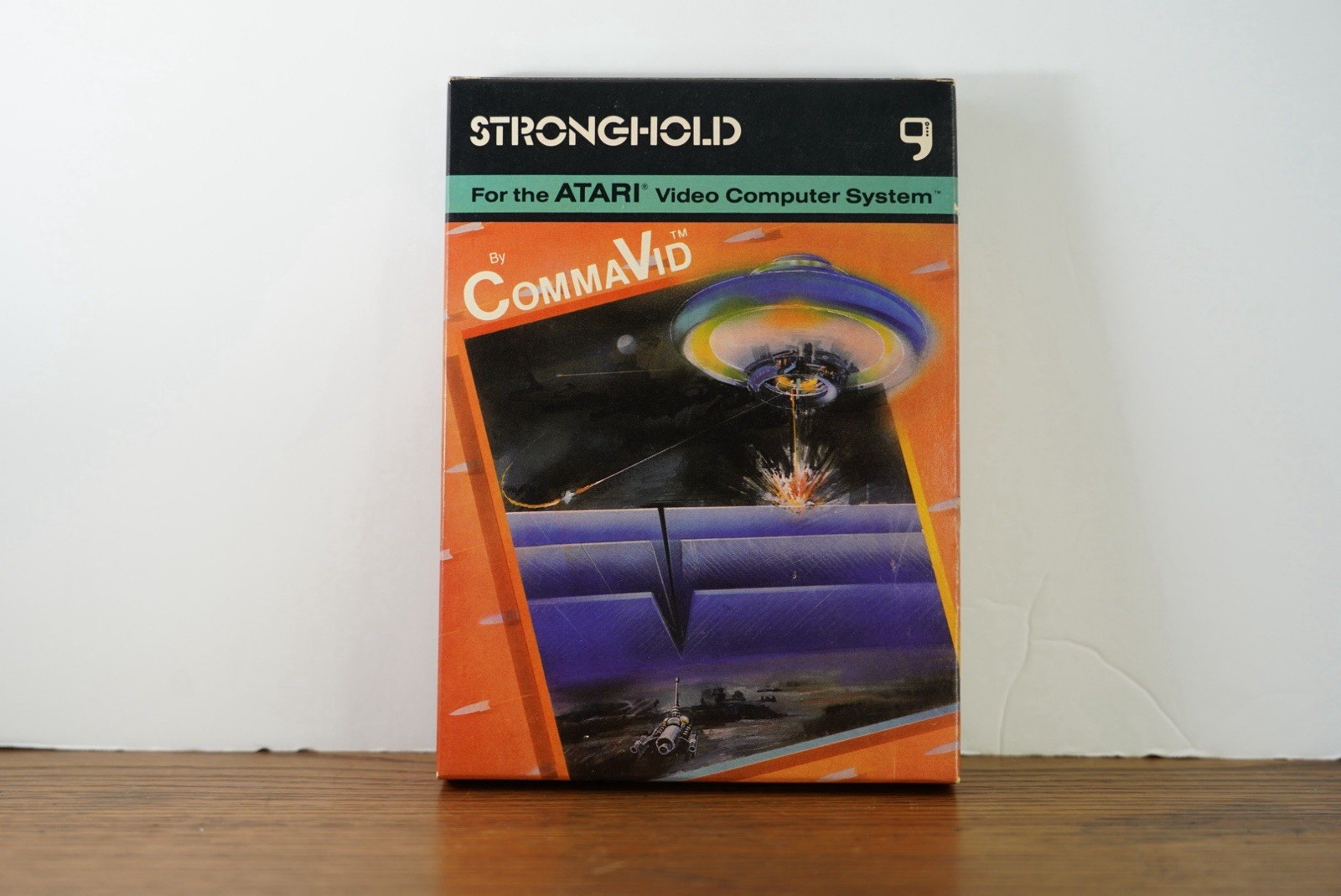 Stronghold By CommaVid For Atari 2600 With Original Box And Manual Rare Game