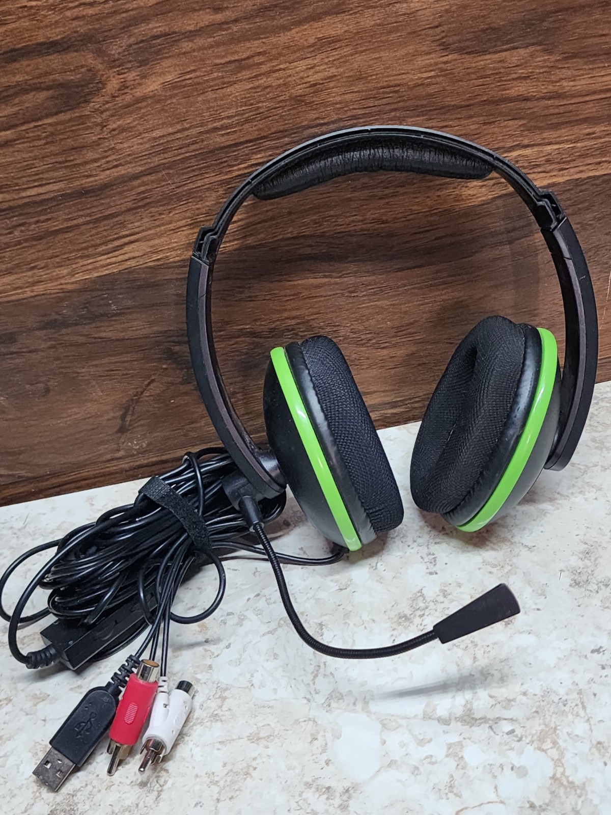 Turtle Beach Ear Force XL1 Black/Green Headband Headsets for Multi-Platform