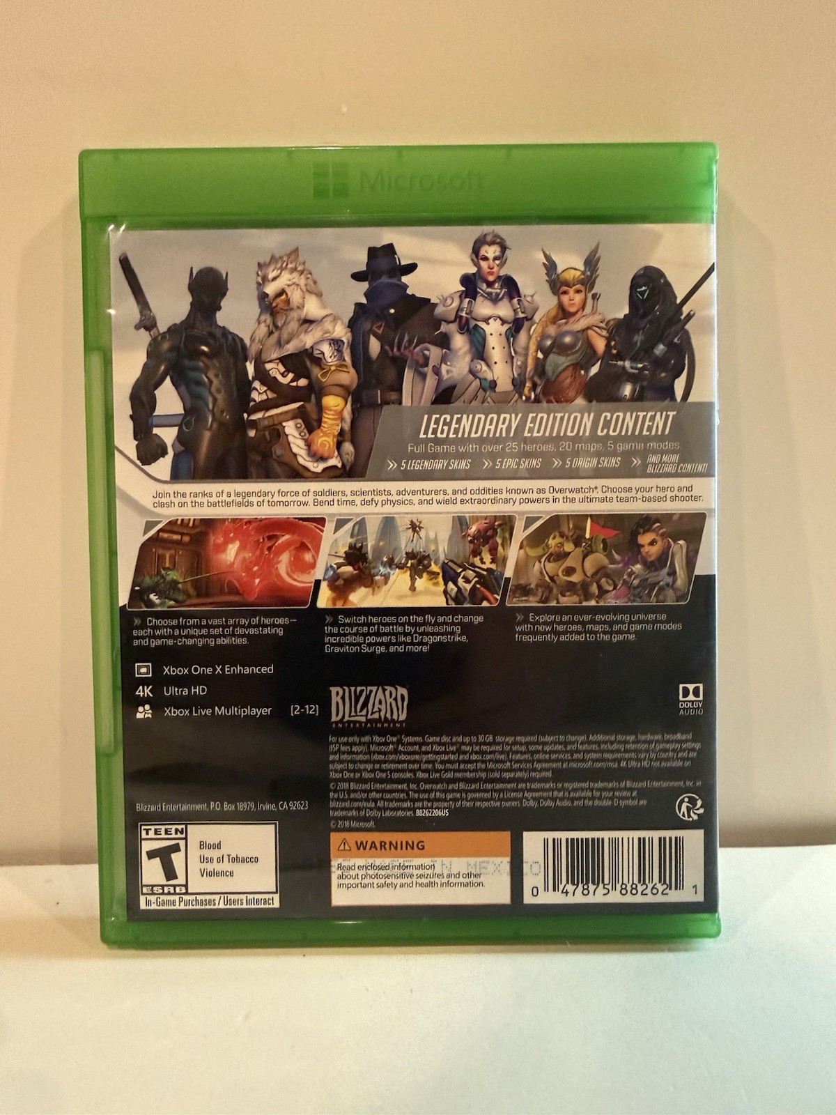 Overwatch – Legendary Edition – Microsoft Xbox One – CIB Complete – Tested