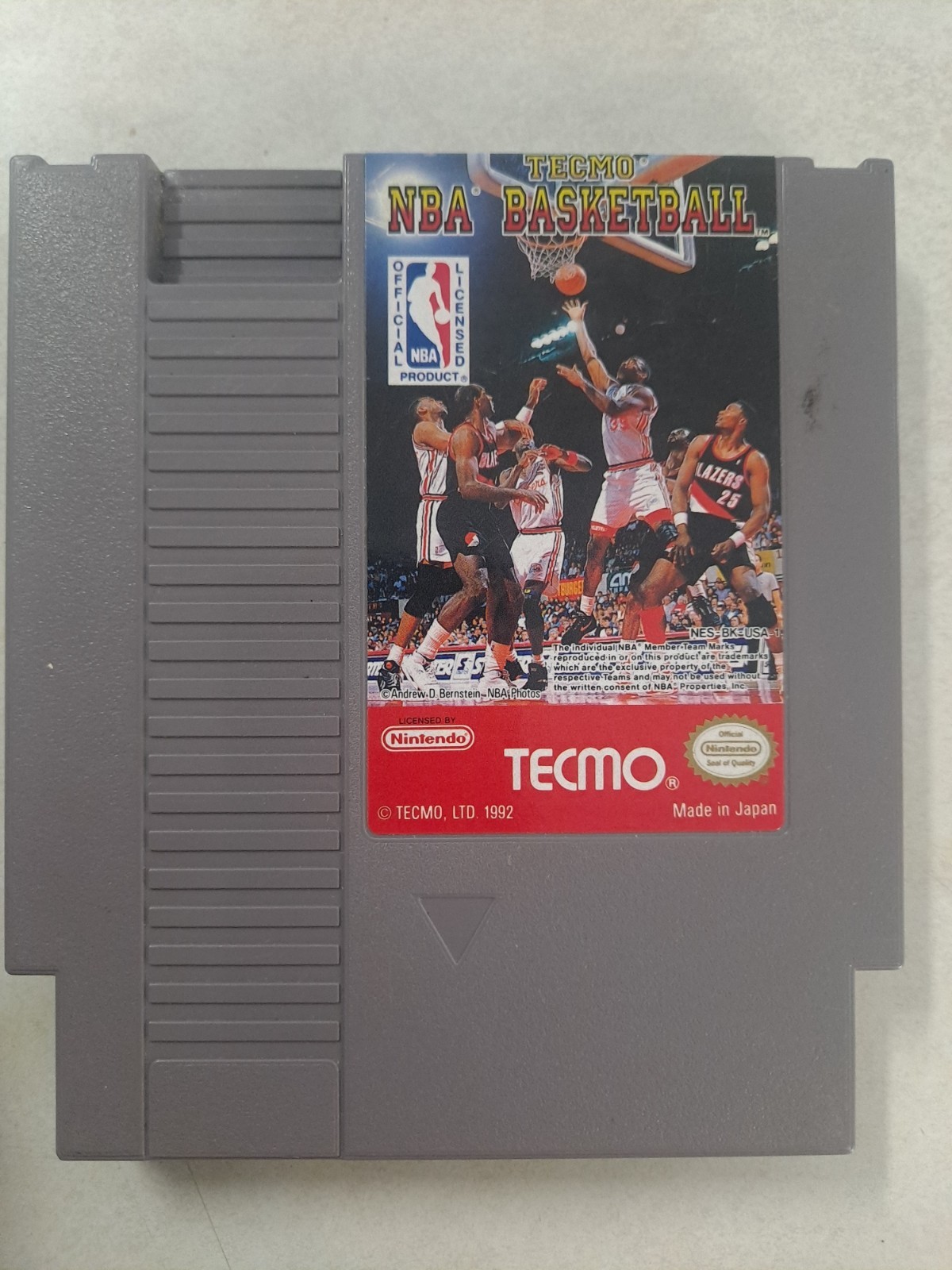 Tecmo NBA Basketball (Nintendo Entertainment System) Tested Works Cartridge Only