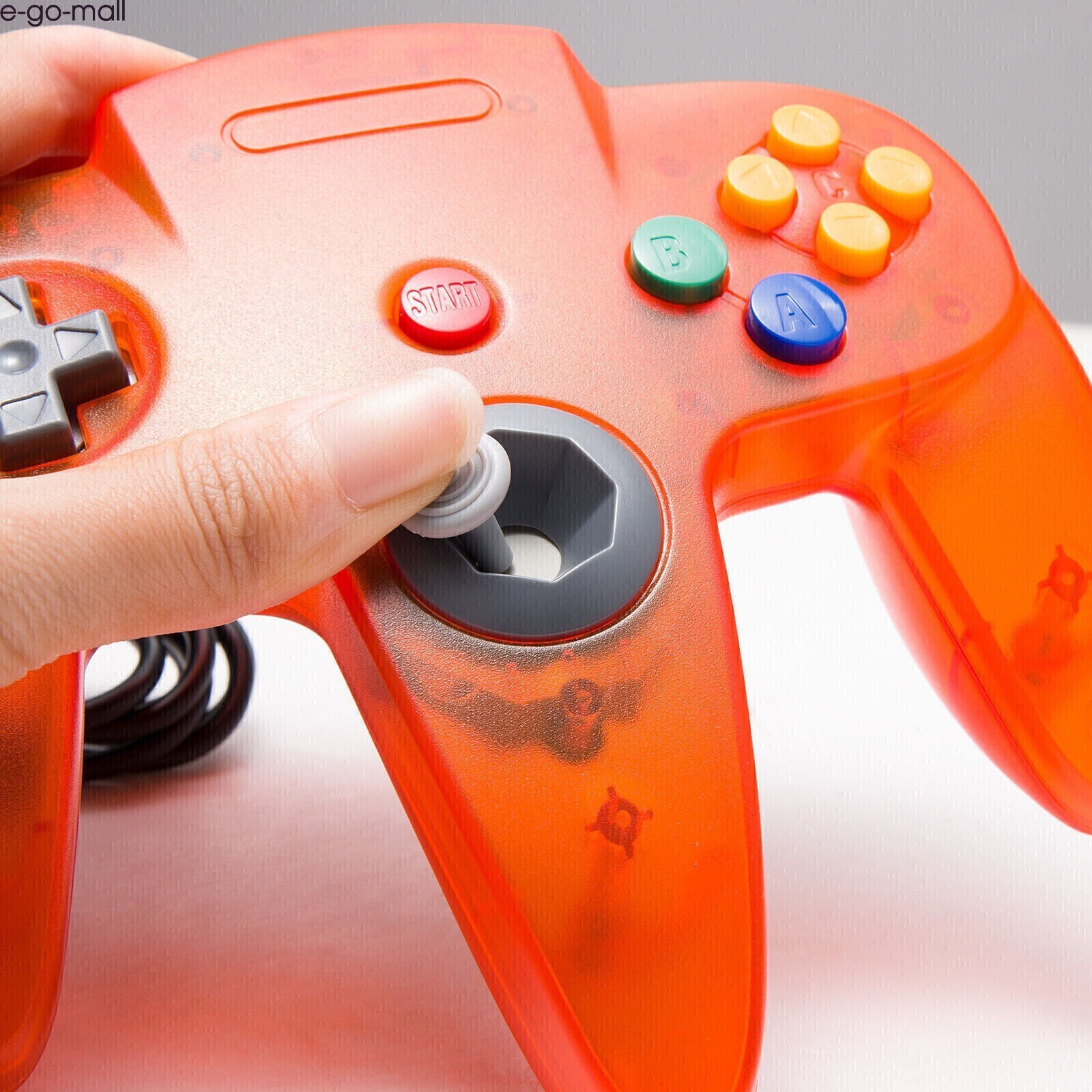 Classic N64 Controller Joystick Remote for N64 VideoGame N64 Console -Ice Orange