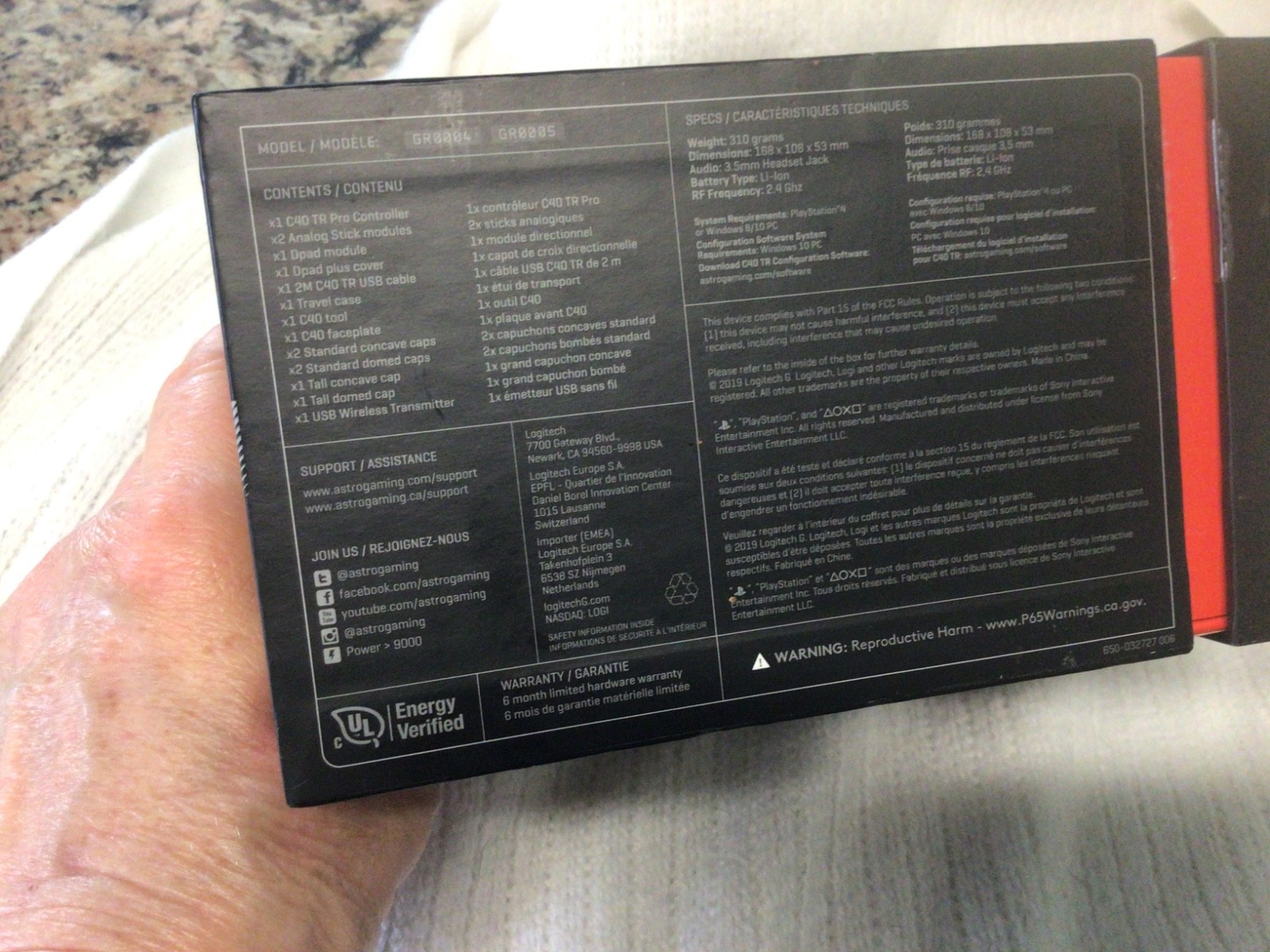 playstation C40 controller mod E/GR0004 GR 0005 playstation 4 or windows 8/10 PC