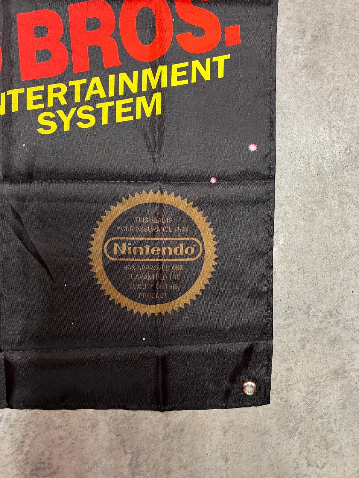 Super Mario Bros Custom Wall Flag Banner Tapestry 2 x 3 Ft, NES