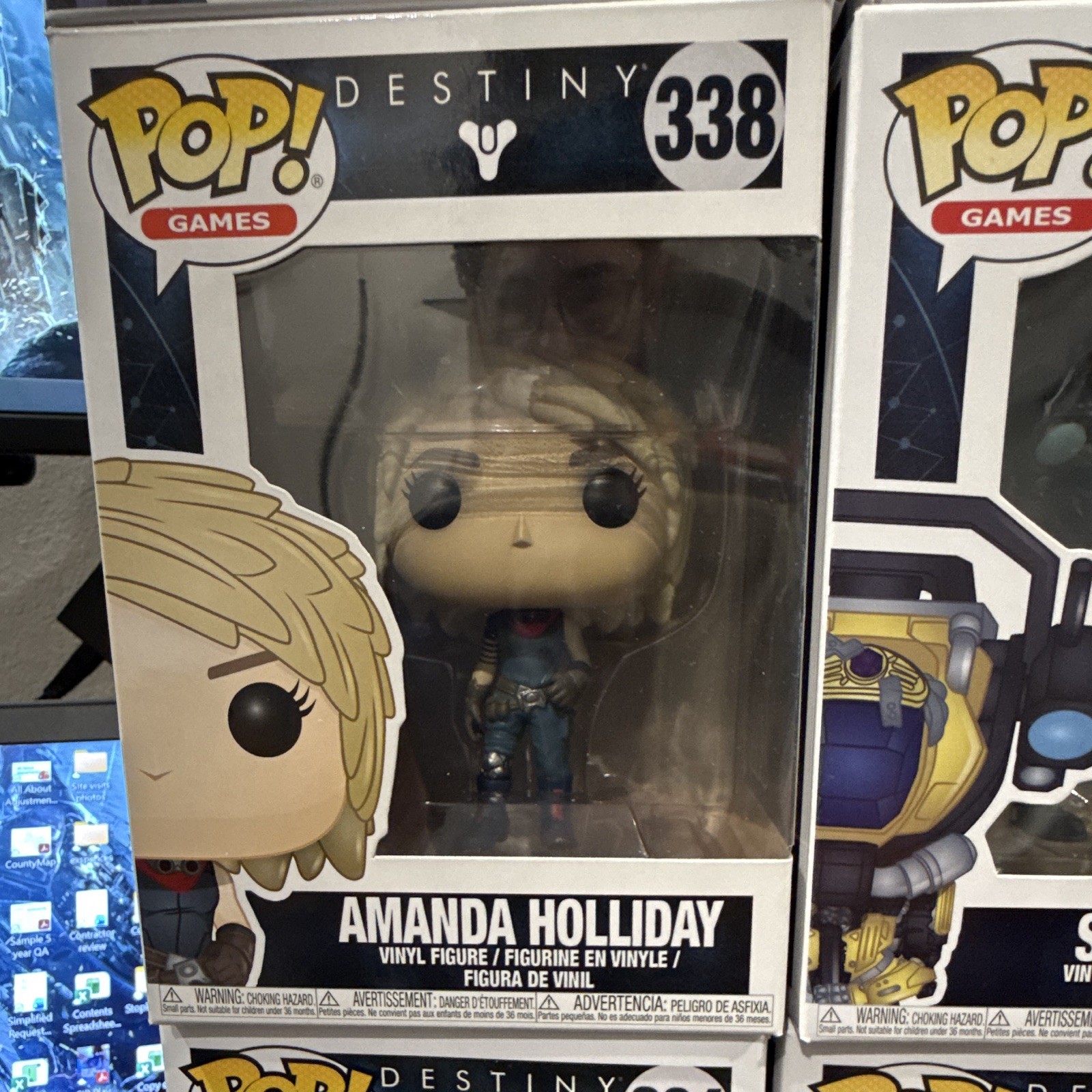 Funko Pop! Games Destiny Vinyl Figure Lot Zavala Atheon Osiris Glow GameStop