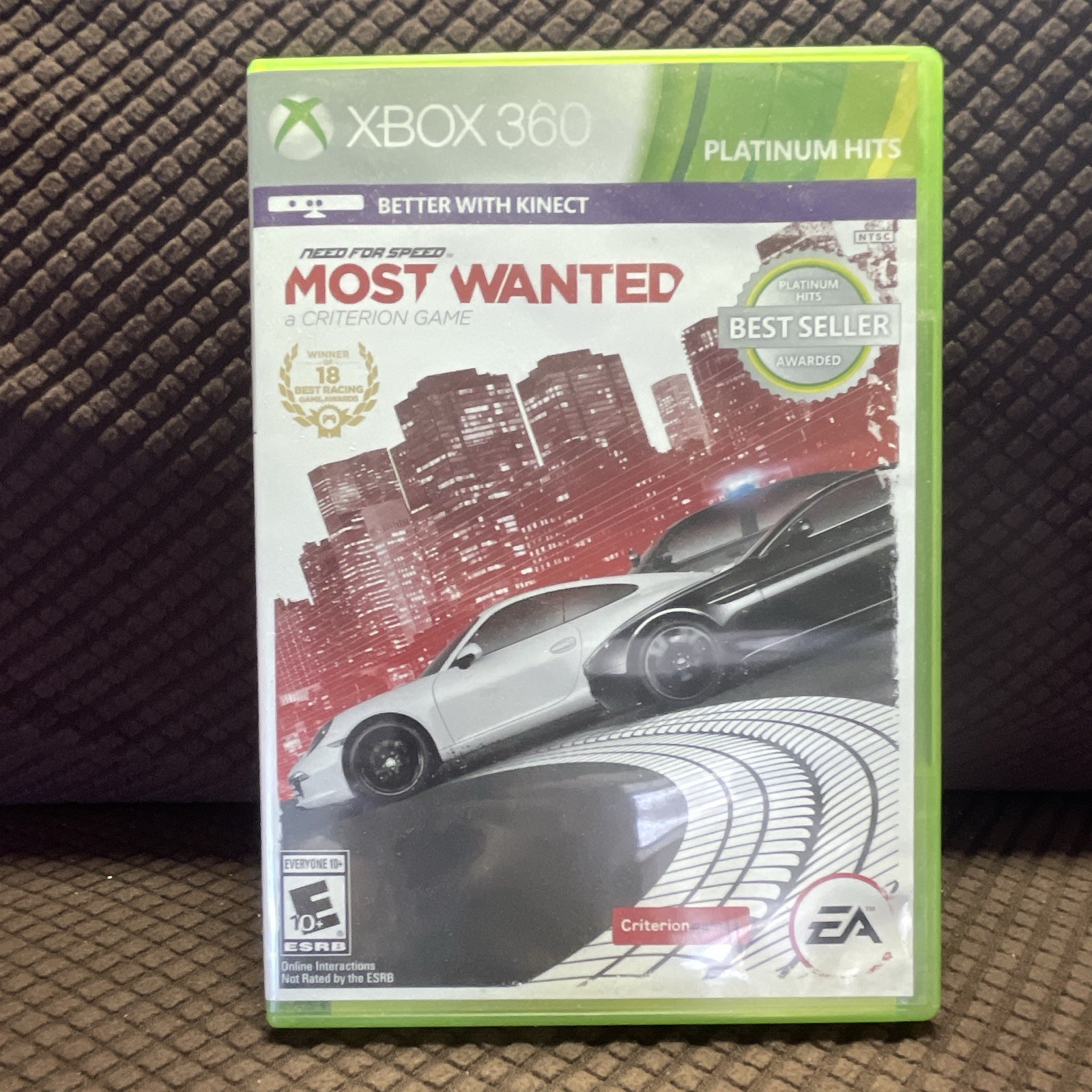 Need for Speed: Most Wanted Platinum Hits Better with Kinect Xbox 360 E10+ NTSC