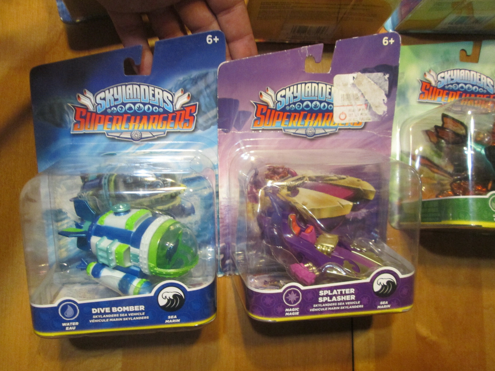 Skylanders SuperChargers LOT 8 BUZZ WING, JET STREAM, SEA SHADOW, SKY SLICER +++