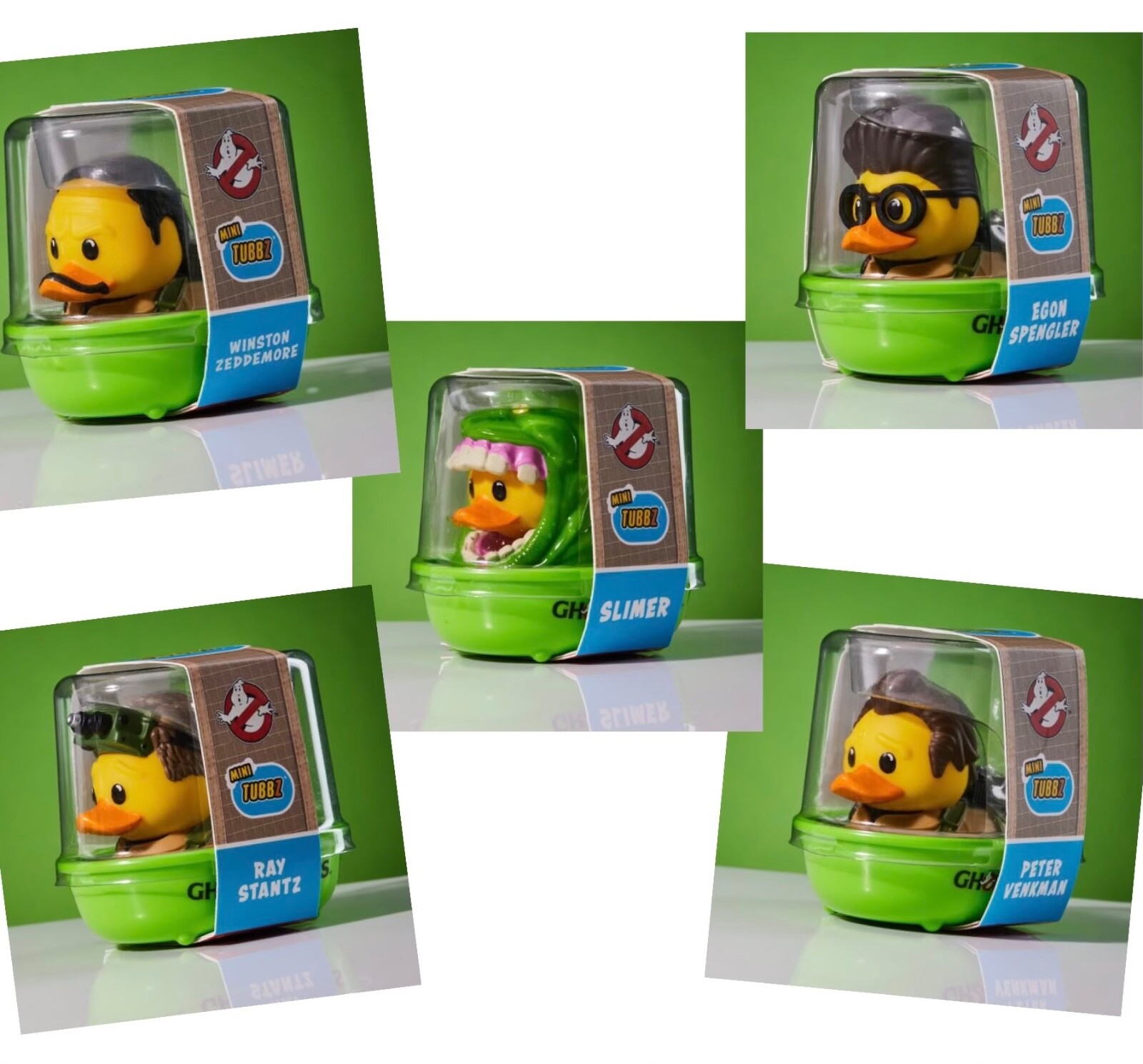 TUBBZ BATHTUB 1ST Edition Ghostbusters 5-PC SET MINI jeep