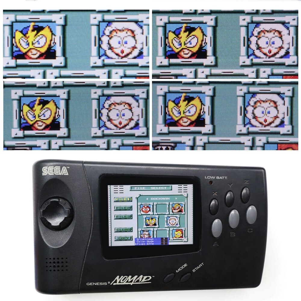 OSD Menu 3.5” HD 640×480 IPS Hight Light LCD RGB Board for SEGA Nomad Console