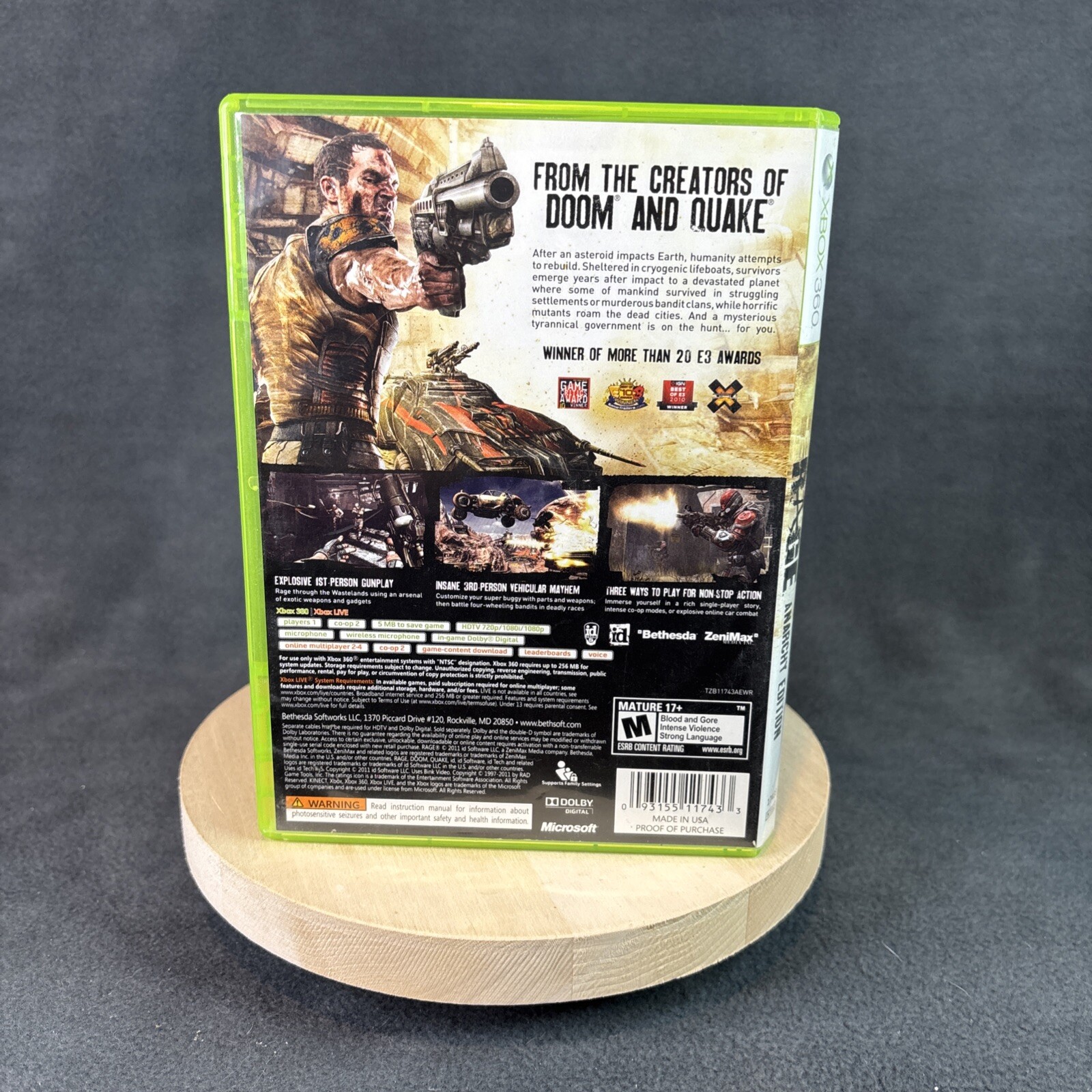 Xbox 360 – Rage [Anarchy Edition] – No Manual – Refurbished, Very Good