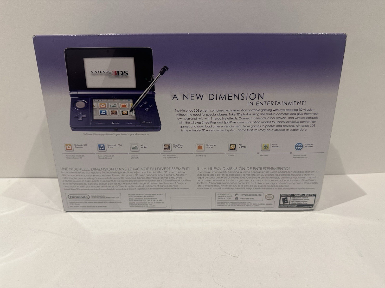 Nintendo 3DS Midnight Purple Console Brand New Sealed