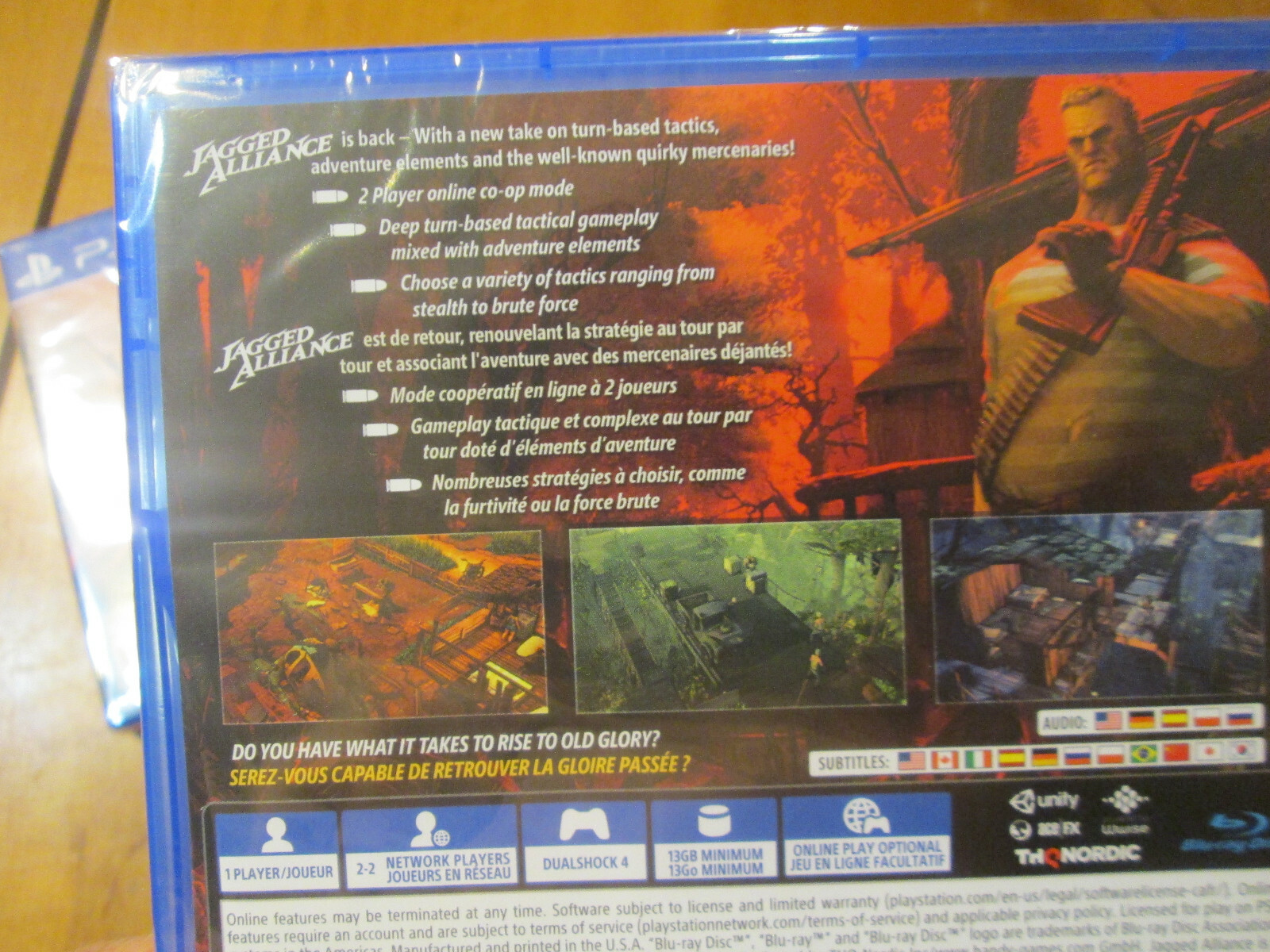 JAGGED ALLIANCE RAGE PS4 PLAYSTATION 4 SONY BRAND NEW FACTORY SEALED