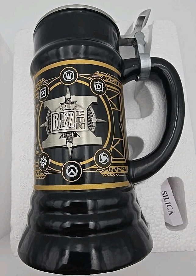 Blizzard Entertainment – Blizzcon 2016 – 10th Anniversary Collectible Stein New