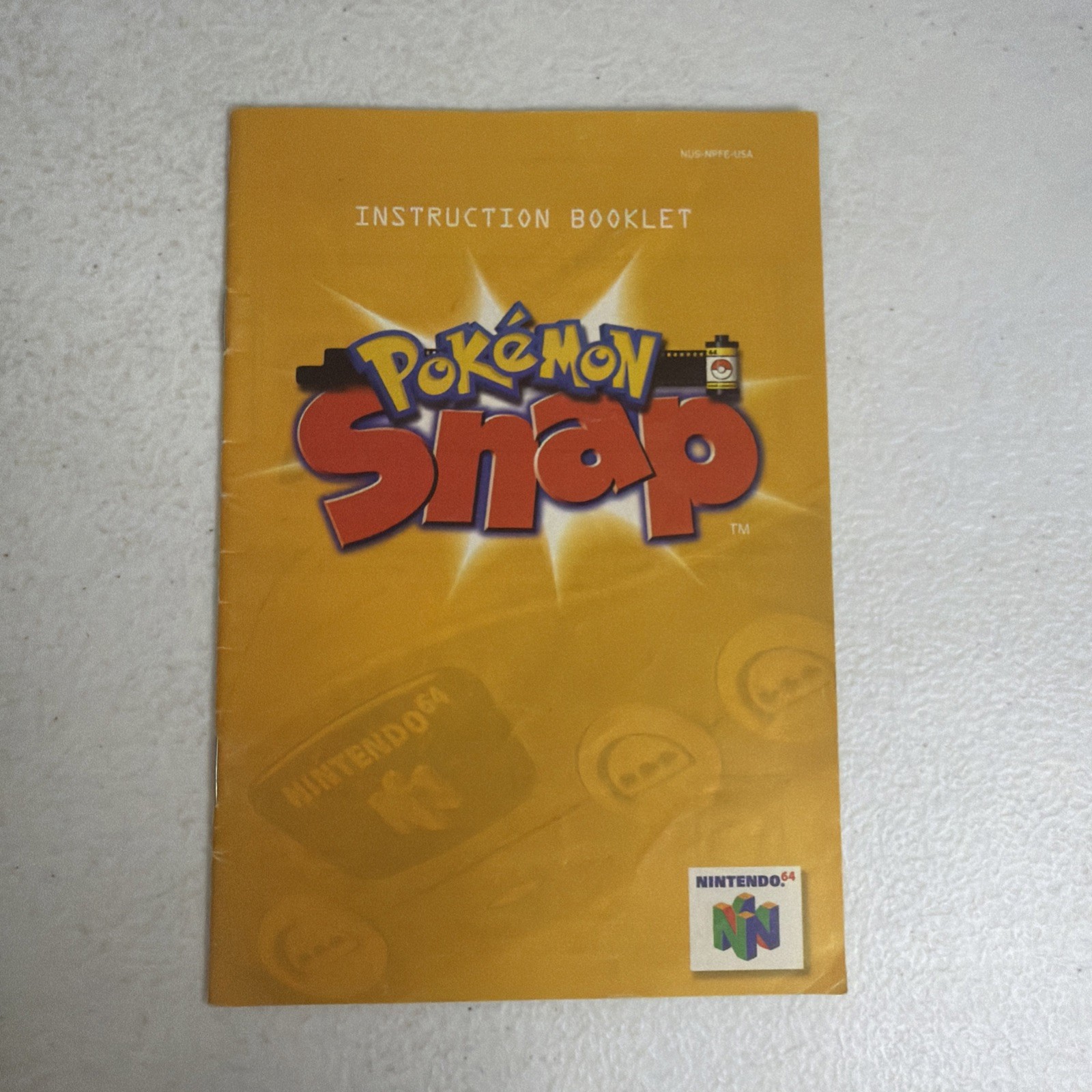 Pokémon Snap (Nintendo 64 N64, 1999) ☆ MANUAL ☆