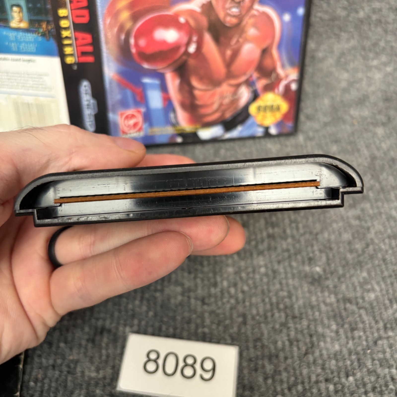 Muhammad Ali Heavyweight Boxing Sega Genesis Complete w/ Manual CIB VGC Tested