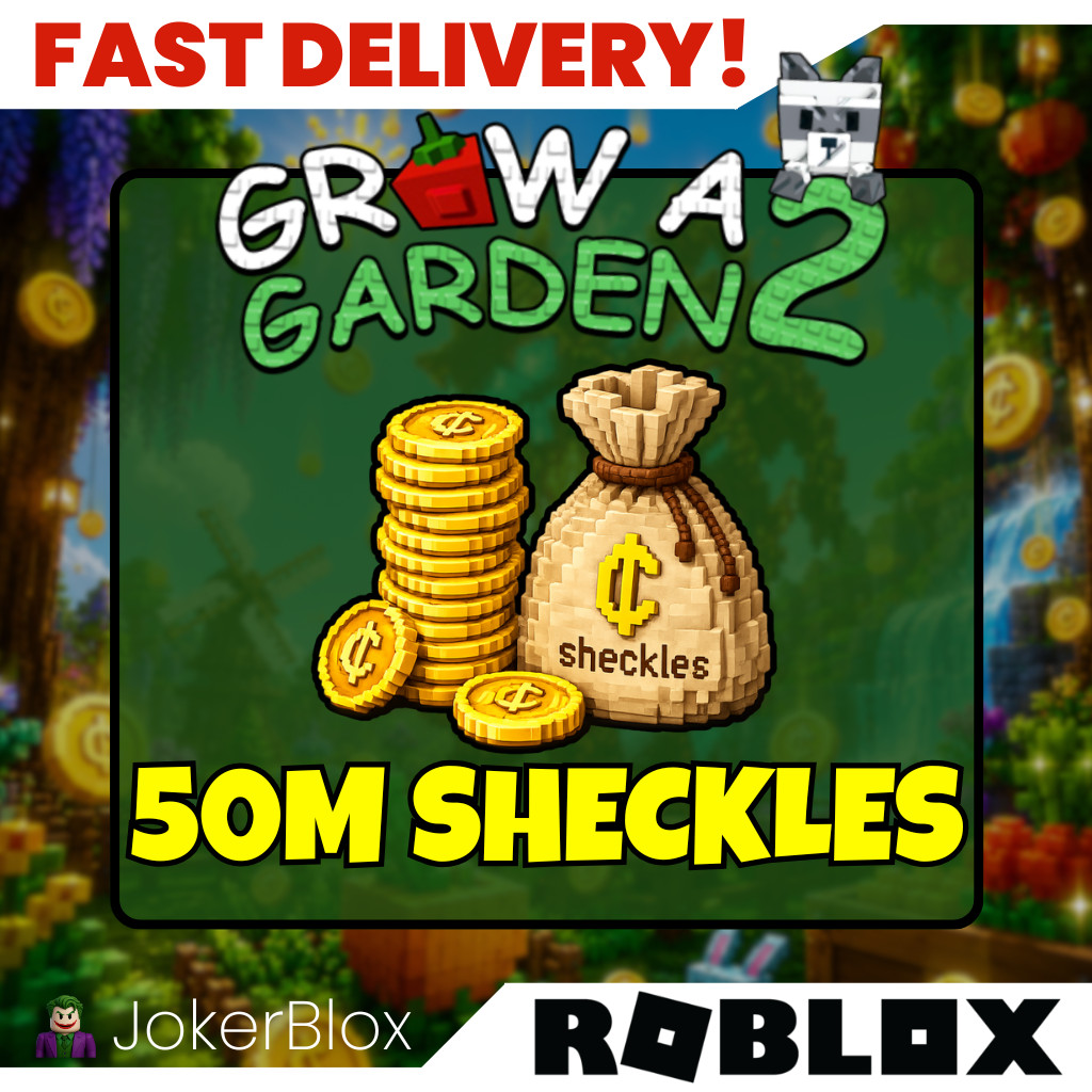 Roblox GROW A GARDEN 2 GAG2 50M Sheckles