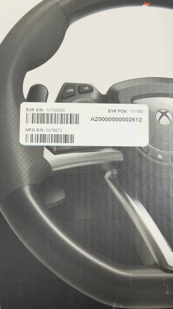 Hori Racing Wheel Overdrive for Xbox Series X|S (AS IS) Black AB04-001U