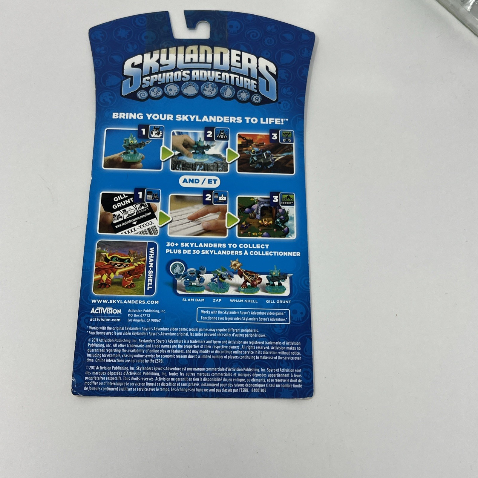 Skylanders Wham-Shell Series 1 Green Base Unplayed Bubble Detached Read