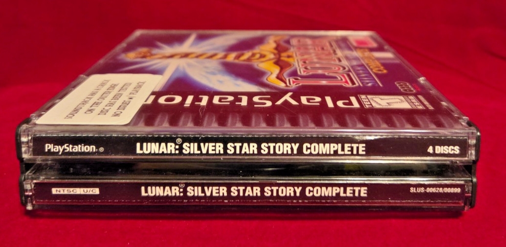 Lunar 2: Silver Star Story Complete (Playstation, 1999) 4 disc set – see notes