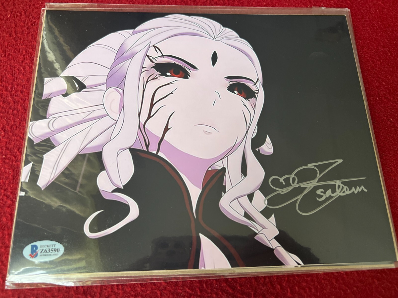 Jen Taylor Autograph Signed 8×10 Photo RWBY & INSCRIPTION SALEM Beckett COA A