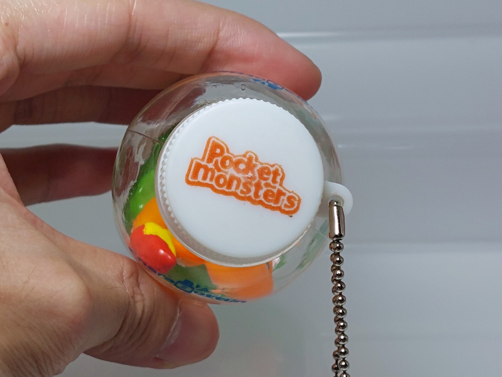 Pokemon Chara Bottlin Charmander Keychain Figure Tomy 2003 Toy Japan W02 3.2in