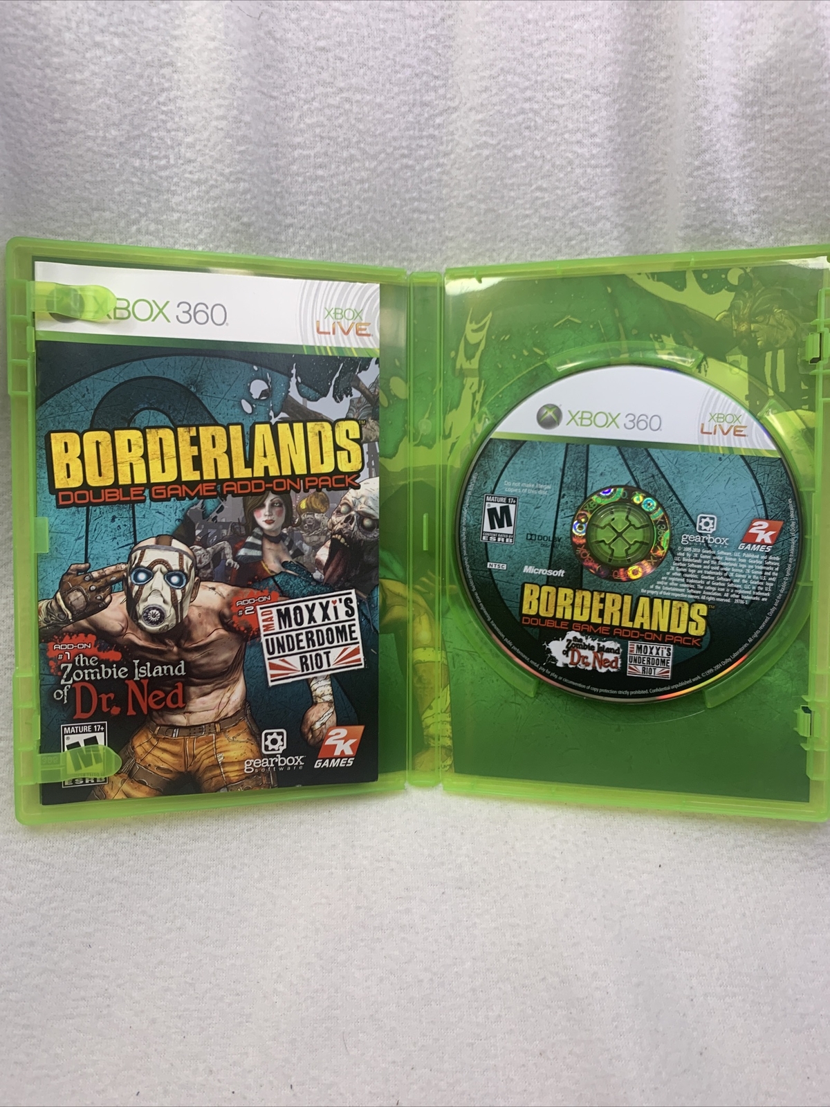 Borderlands Double Game Add-On Pack: The Zombie Island of Dr. Ned & Mad Moxxi’s