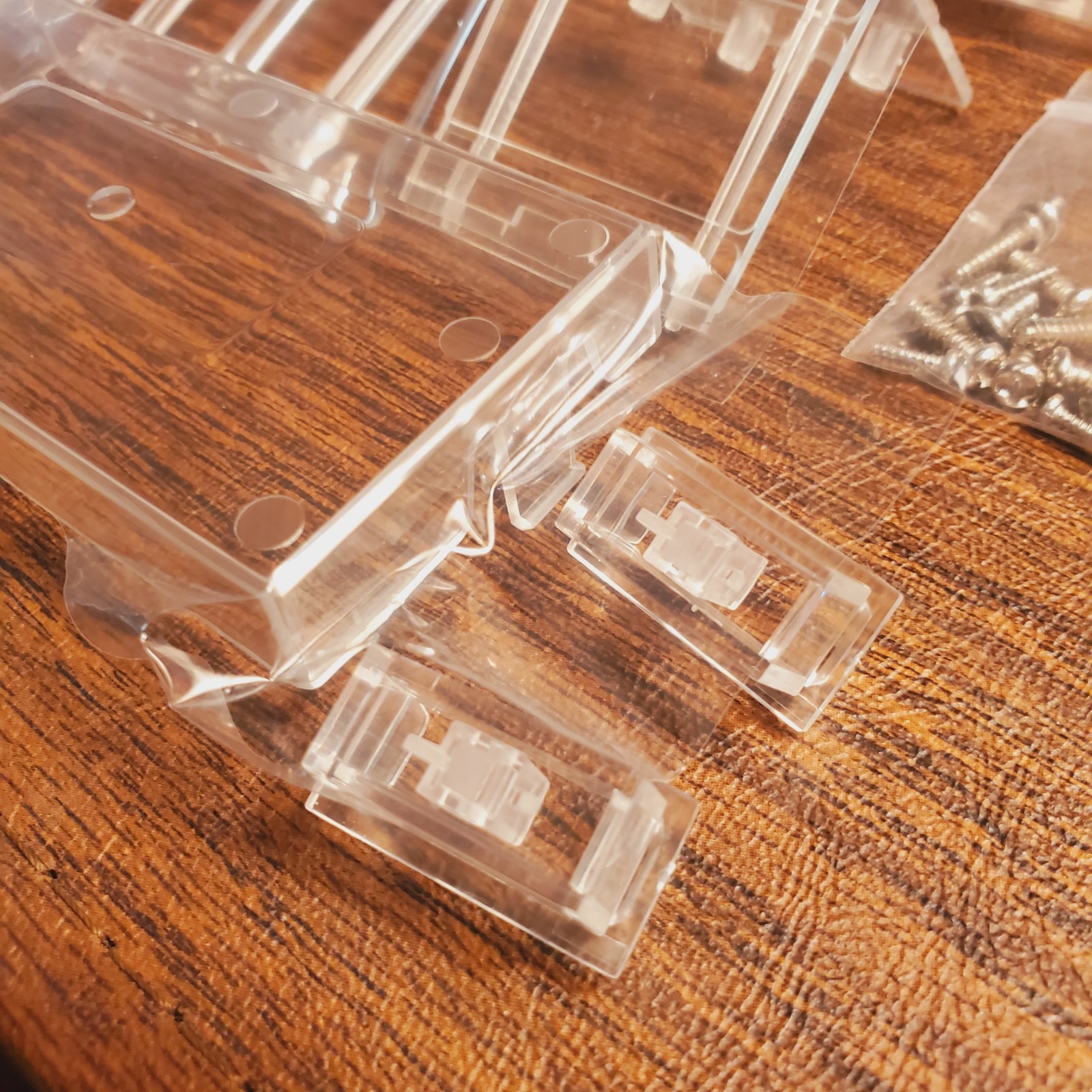 New Replacement Shell Case for NES TRANSPARENT CLEAR See Through ABS -SHELL ONLY